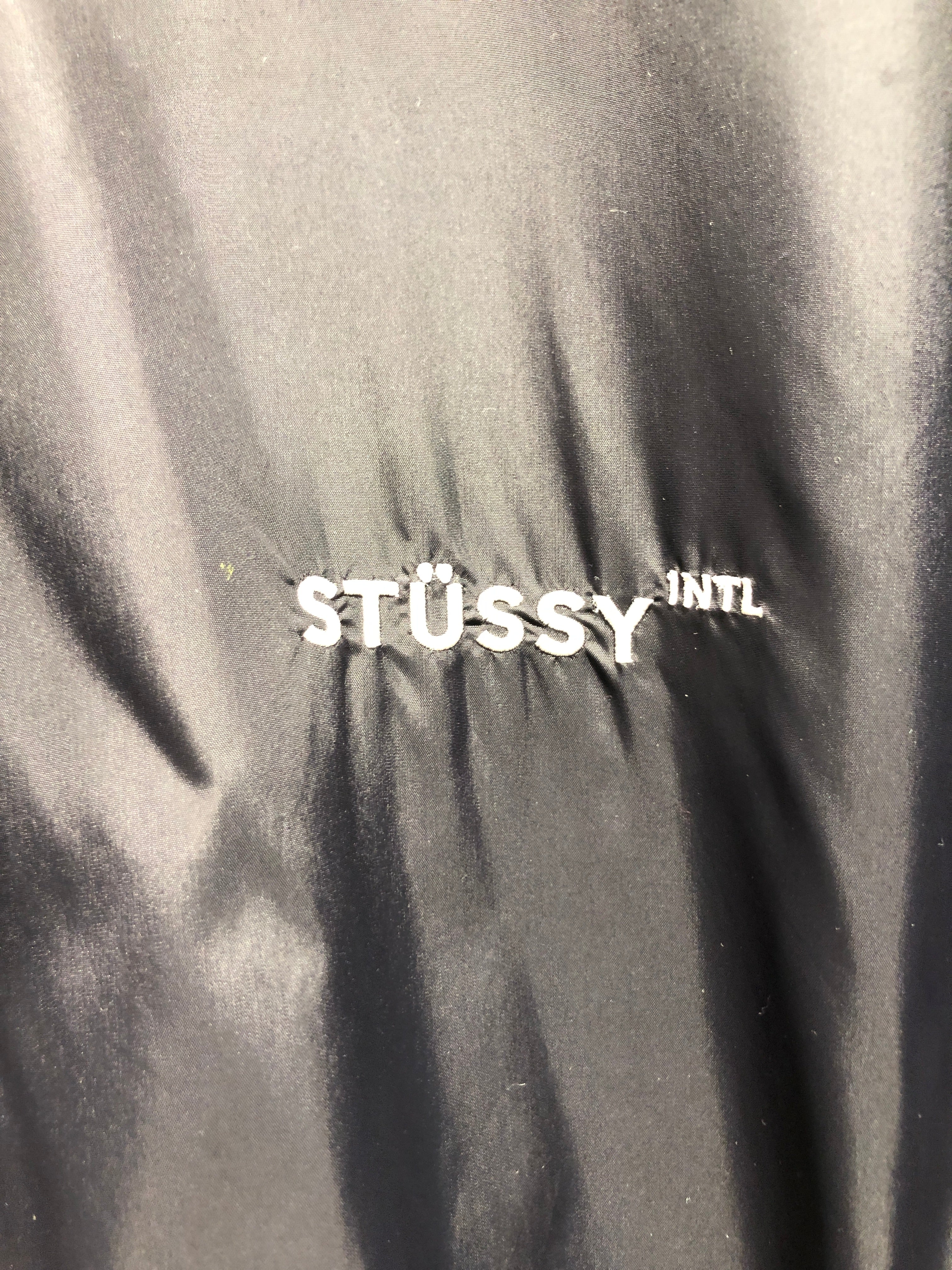 STUSSY/Jacket/M/Nylon/BLK/STUSSY INTL. LONG COAT view 4