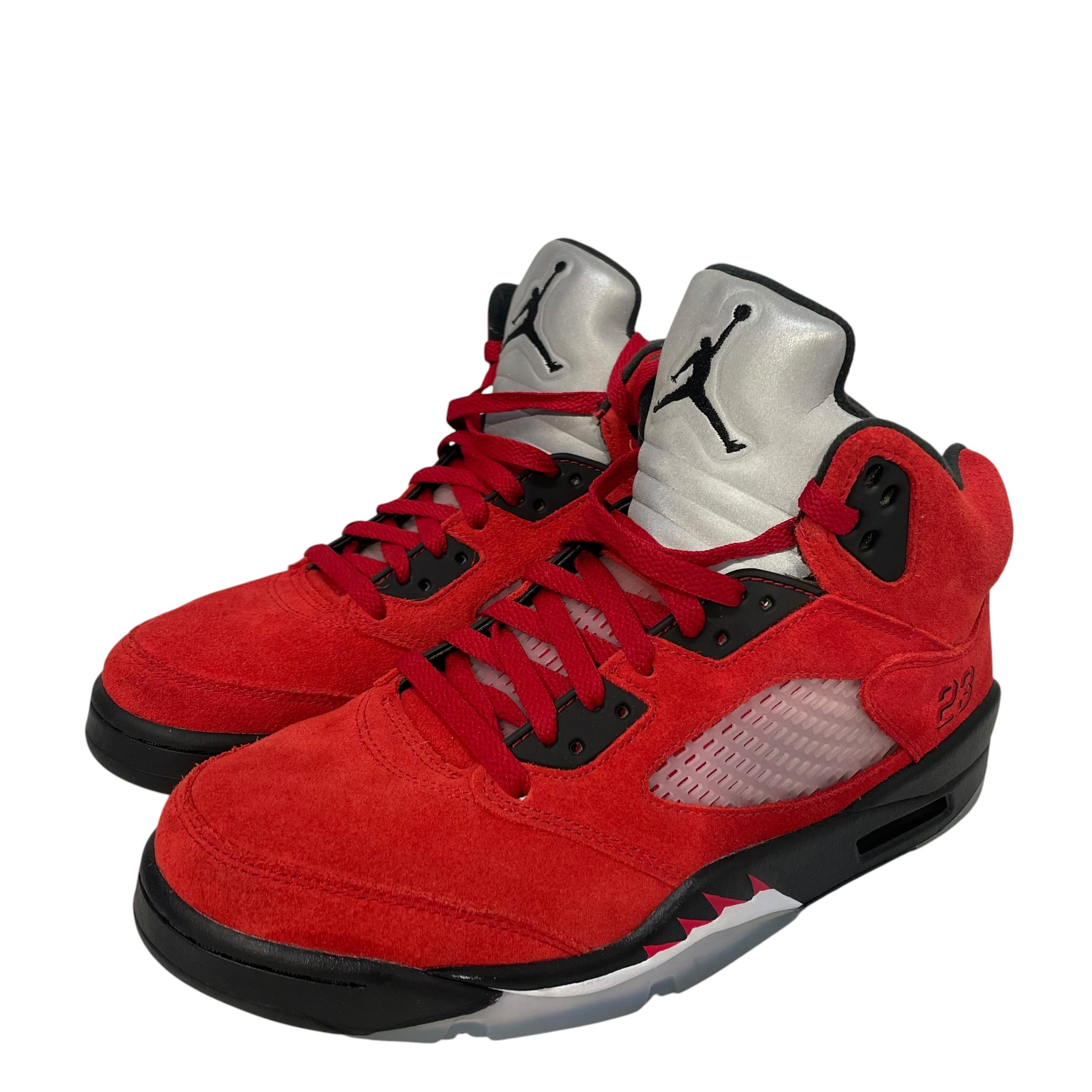 NIKE/AIR JORDAN 5 RETRO/Hi-Sneakers/US 9/Suede/RED/DD0587-600 view 1