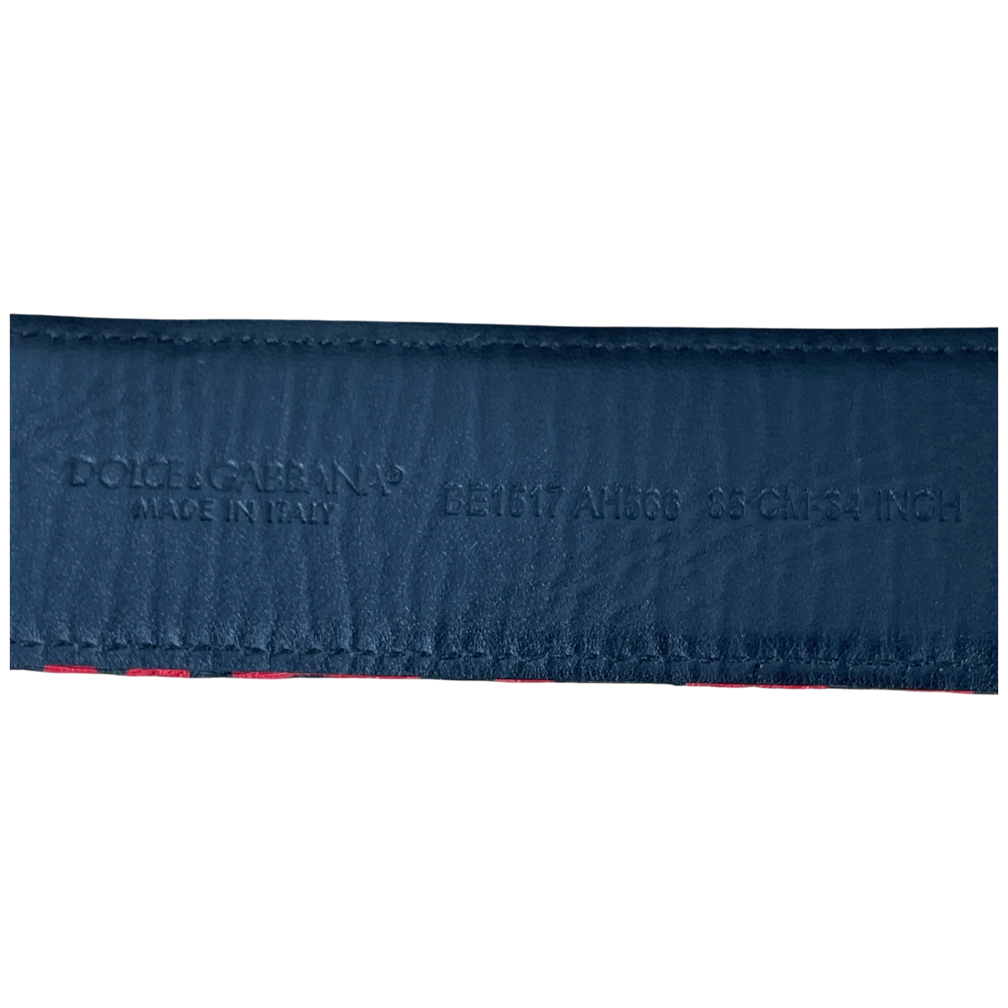 DOLCE&GABBANA/Belt/Animal Pattern/RED/L's/LEOPARD BAROQUE GOLD LOGO view 4
