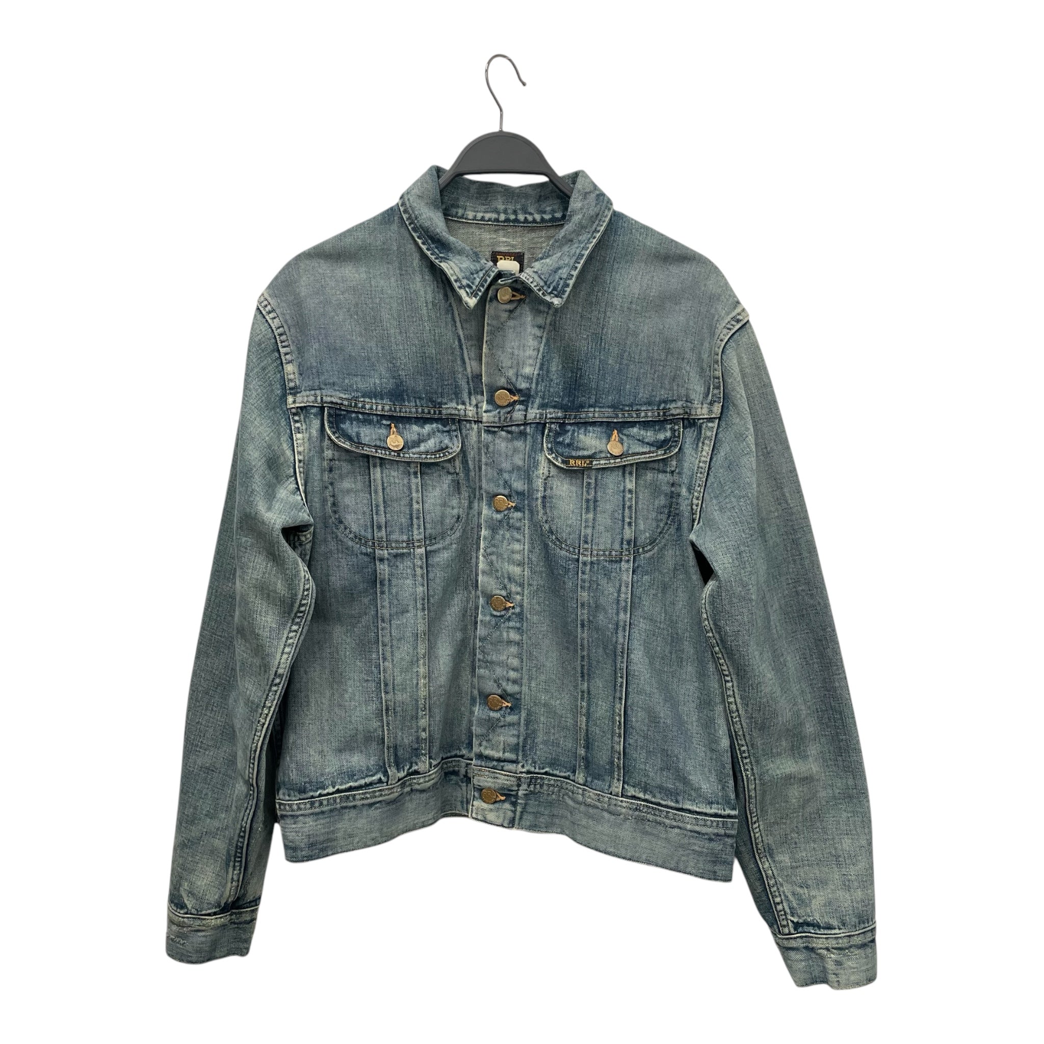 RRL/Denim Jkt/L/Denim/IDG/RRL COWBOY BUTTON view 1