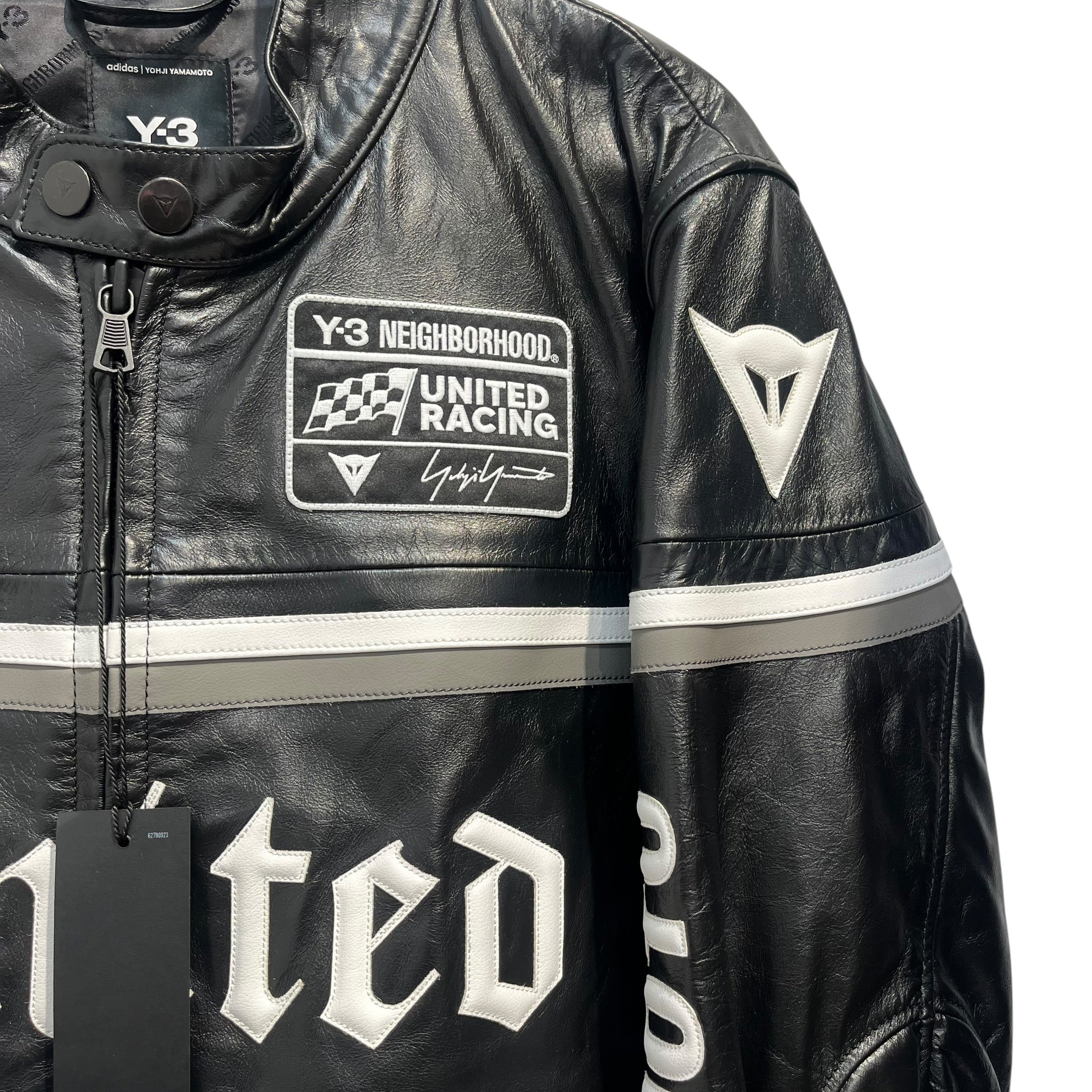 DAINESE/Y-3/NEIGHBORHOOD/Jacket/XL/Leather/BLK/Y3 NIEGHBORHOOD COLLAB MOTO view 3