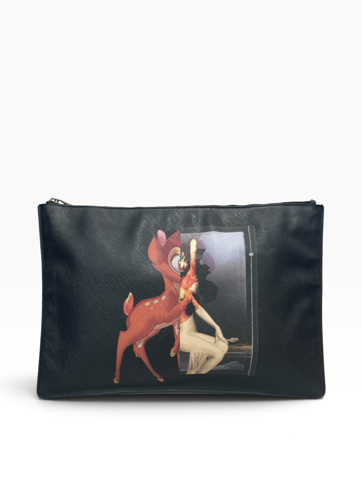 GIVENCHY/Pouch/Stripe/Leather/BLK/bambi 14' view 1