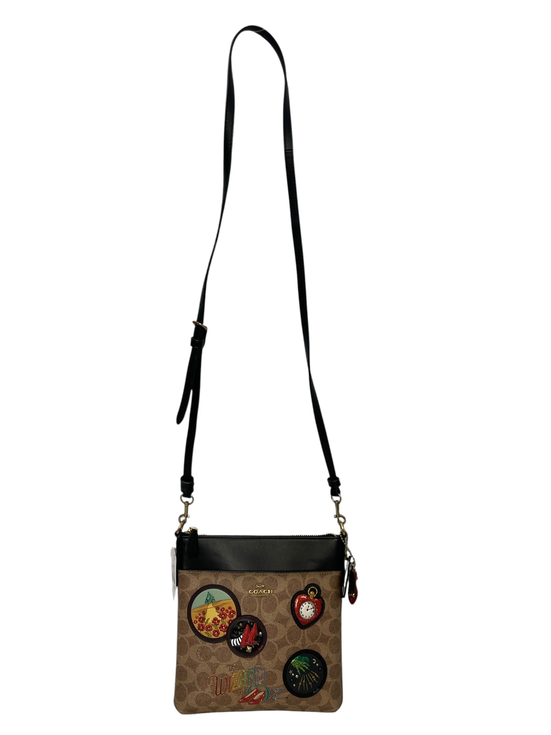 COACH/Cross Body Bag/Monogram/Leather/CML/wizard of oz patch view 1