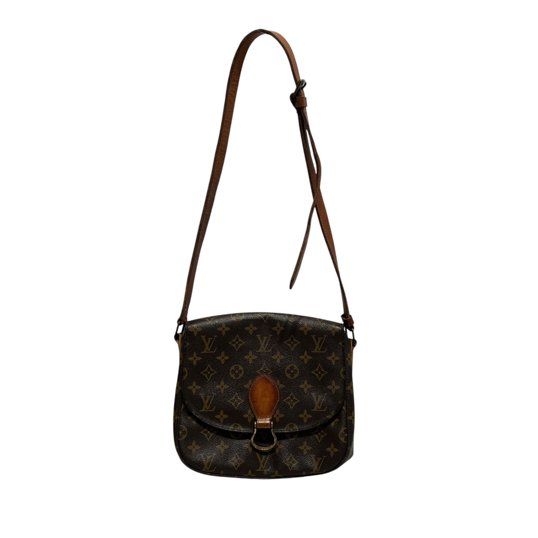 LOUIS VUITTON/Cross Body Bag/Monogram/Leather/BRW/Saint Cloud GM Vintage Bag view 1