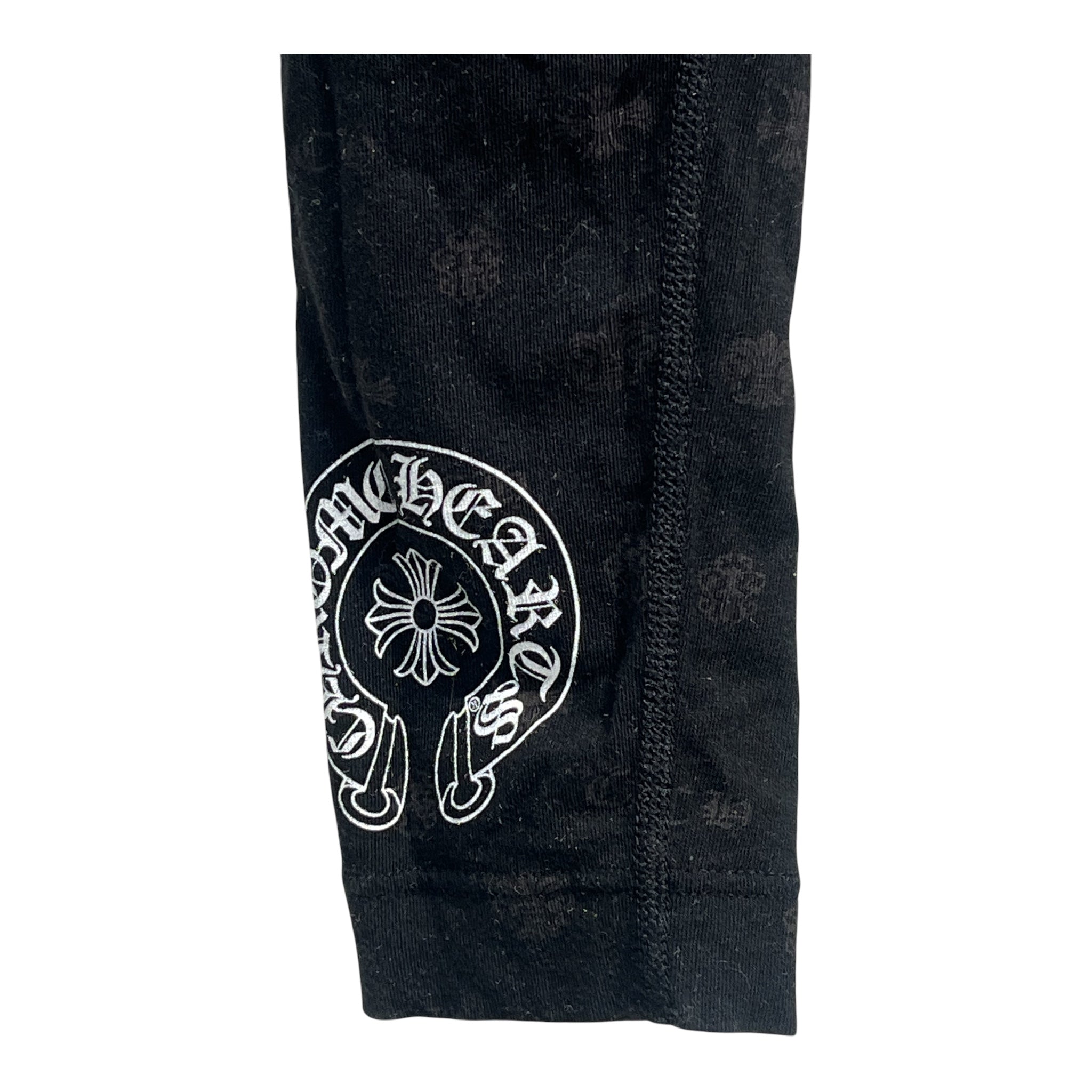 CHROME HEARTS/Bottoms/XS/All Over Print/Cotton/BLK/LA  FLUER MONOCHROME AOP view 6