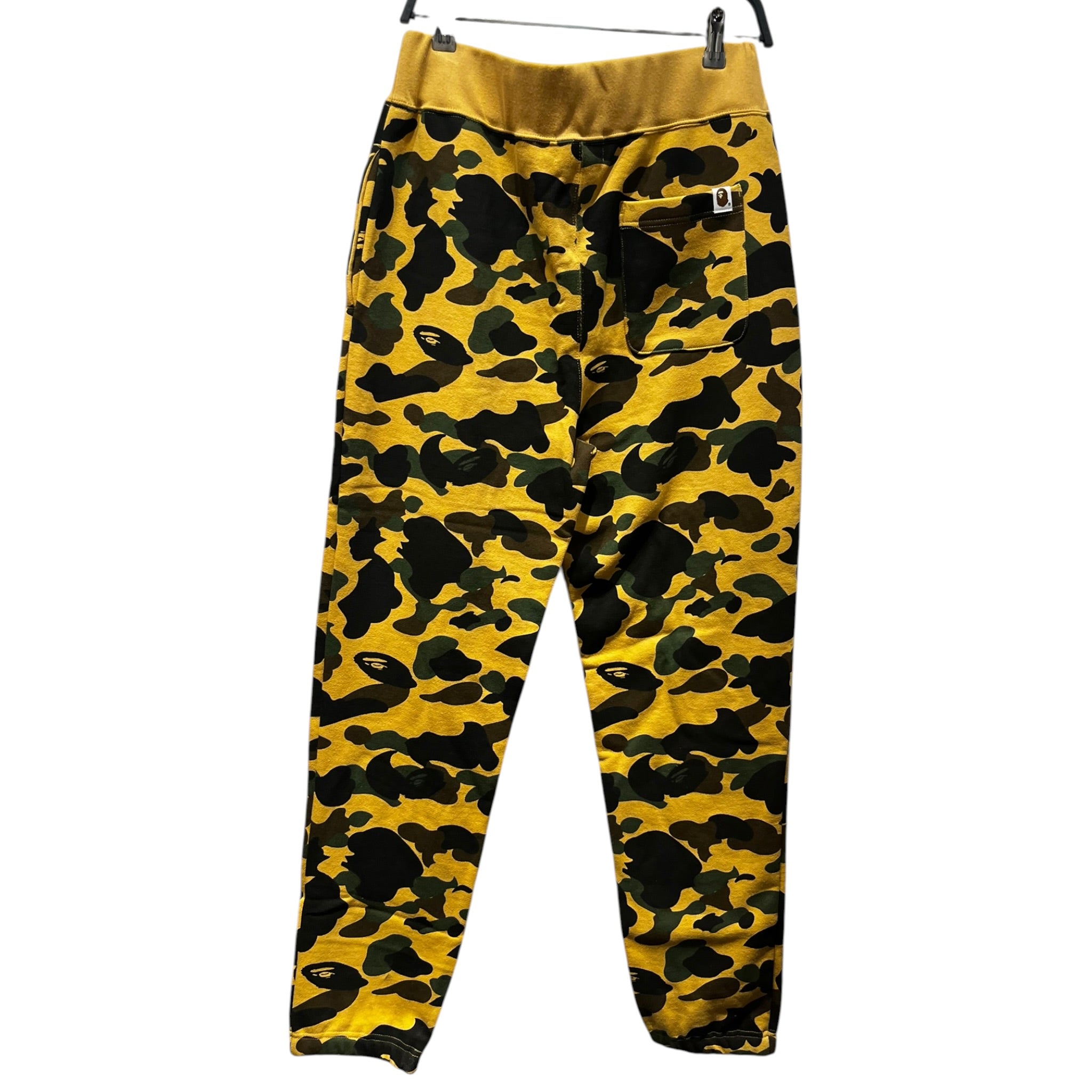 A BATHING APE/Pants/XL/Cotton/YEL/Joggers/Camouflage/Ape Head Patch view 2