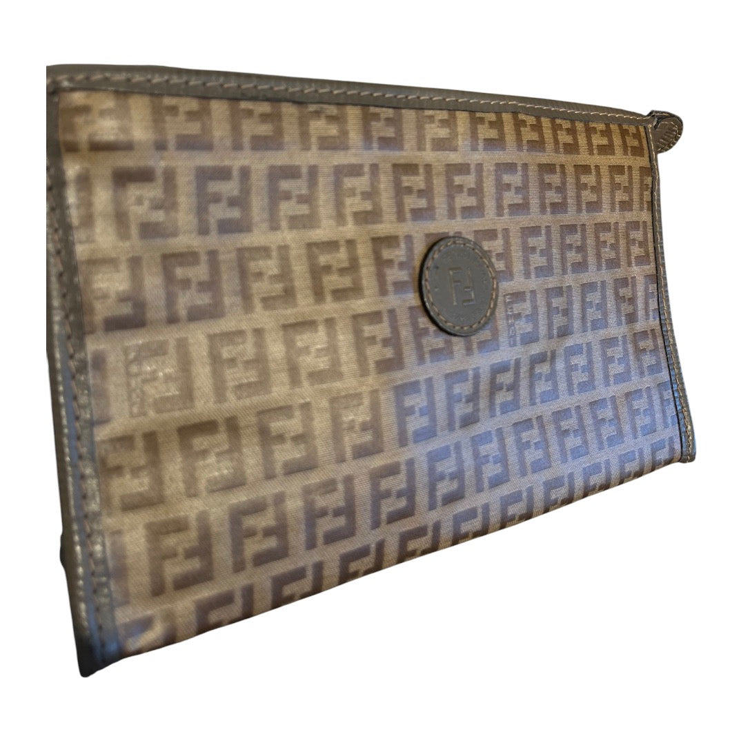 FENDI/Clutch Bag/S/Monogram/Leather/BEG/CLUTCH POUCH view 6
