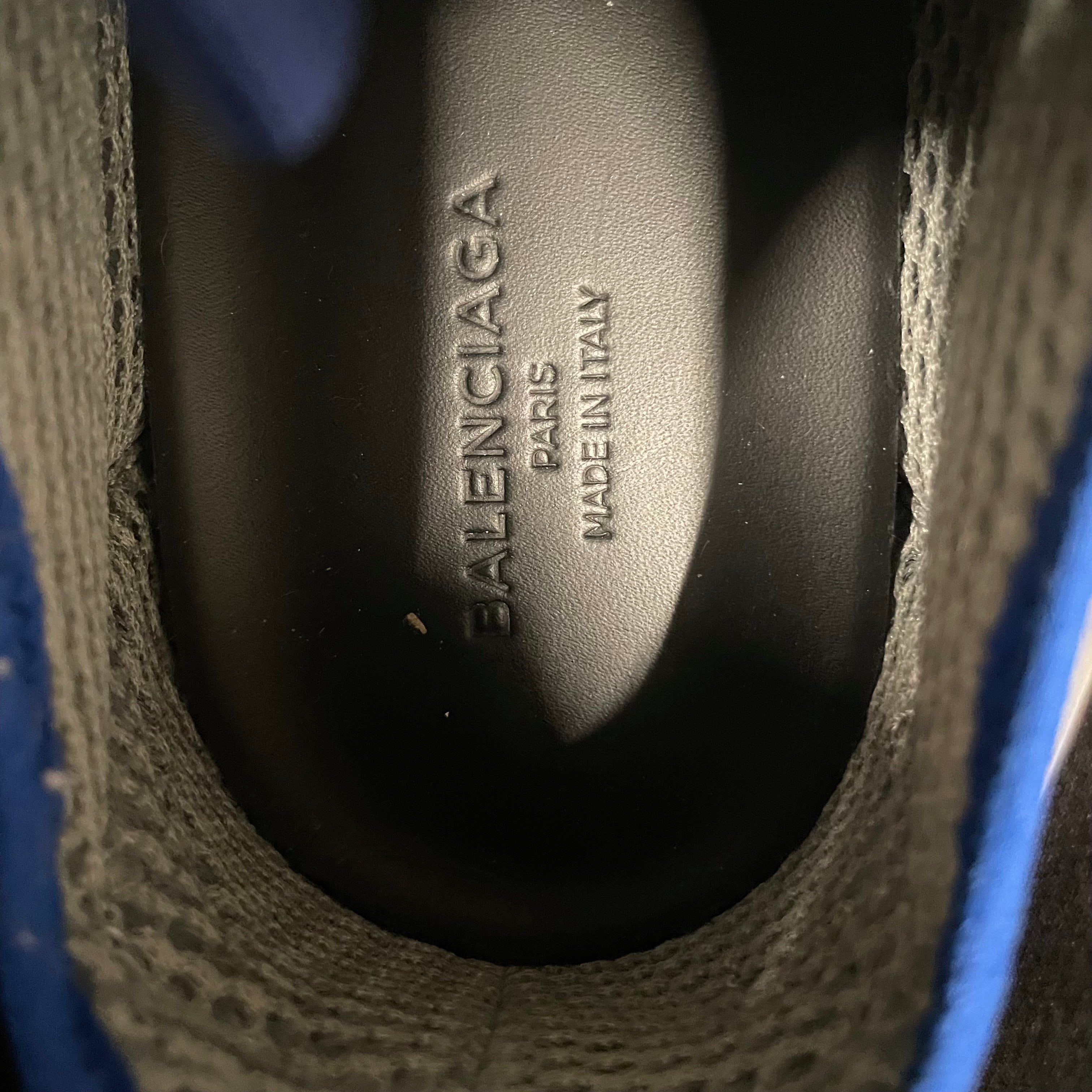 BALENCIAGA/Low-Sneakers/EU 40/Leather/GRY/BALENCIAGA RACE SNEAKER view 3
