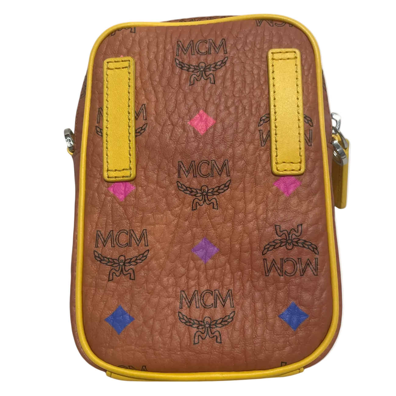 MCM/Cross Body Bag/All Over Print/Leather/BRW/COGNAC VISETOS view 2