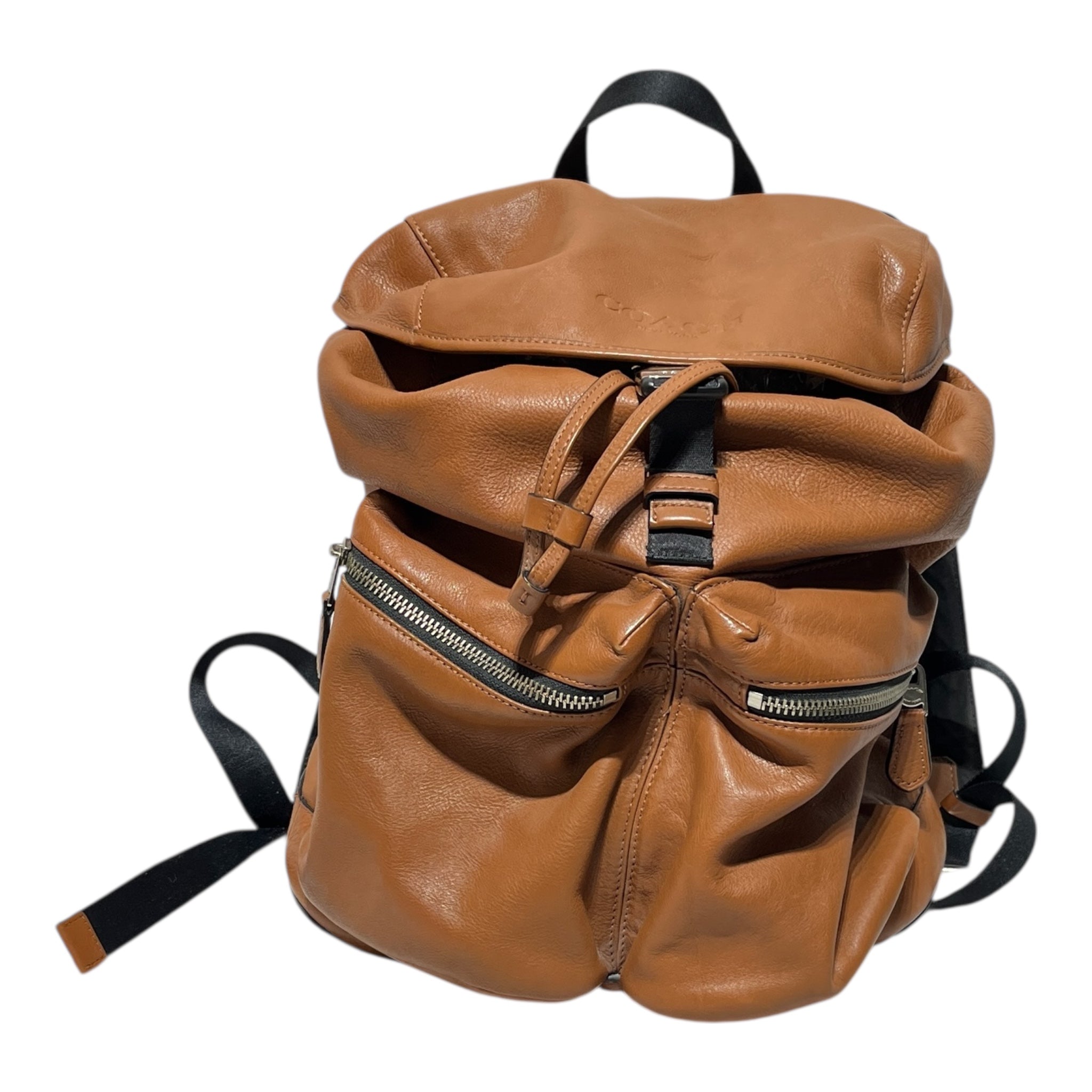 COACH/Backpack/Leather/CML/SILVER BUCKLES view 1
