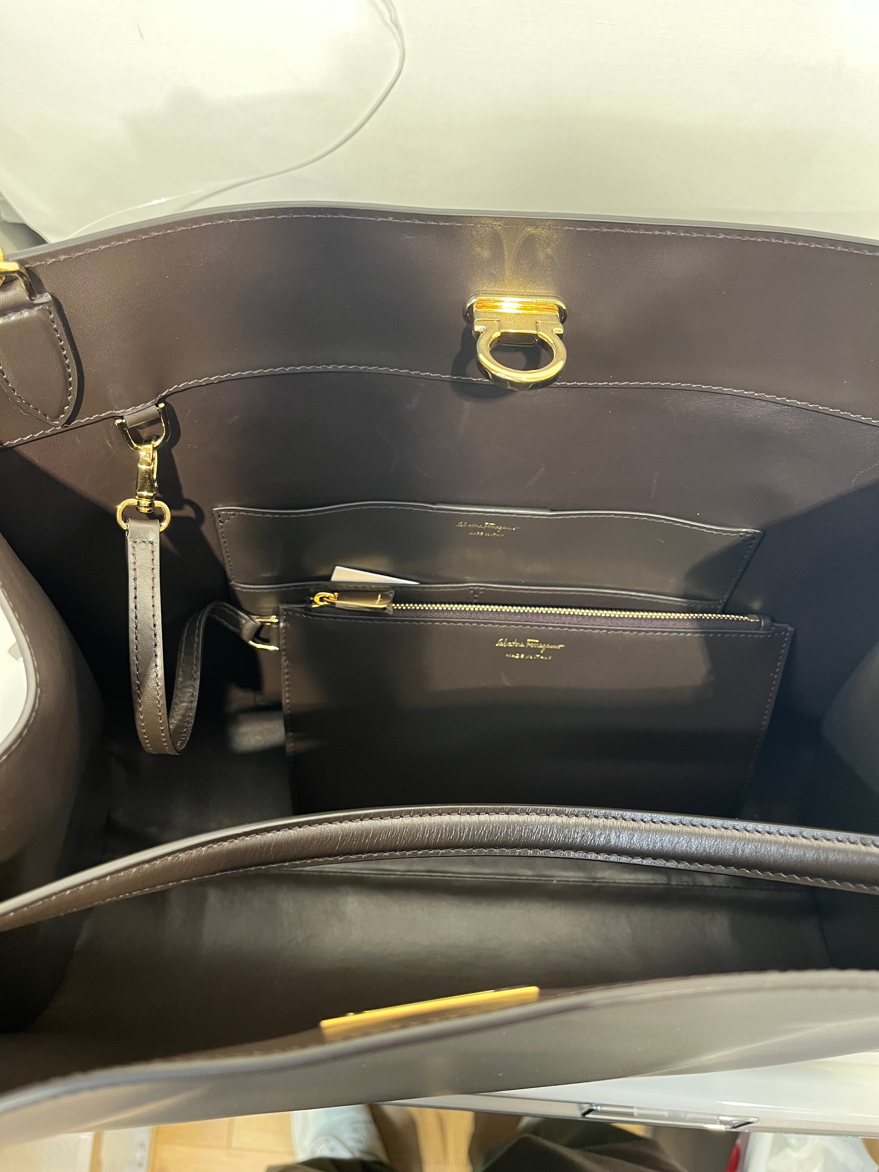 Salvatore Ferragamo/Bag/Leather/BRD/TAFOLIO GANCINI TOTE view 11