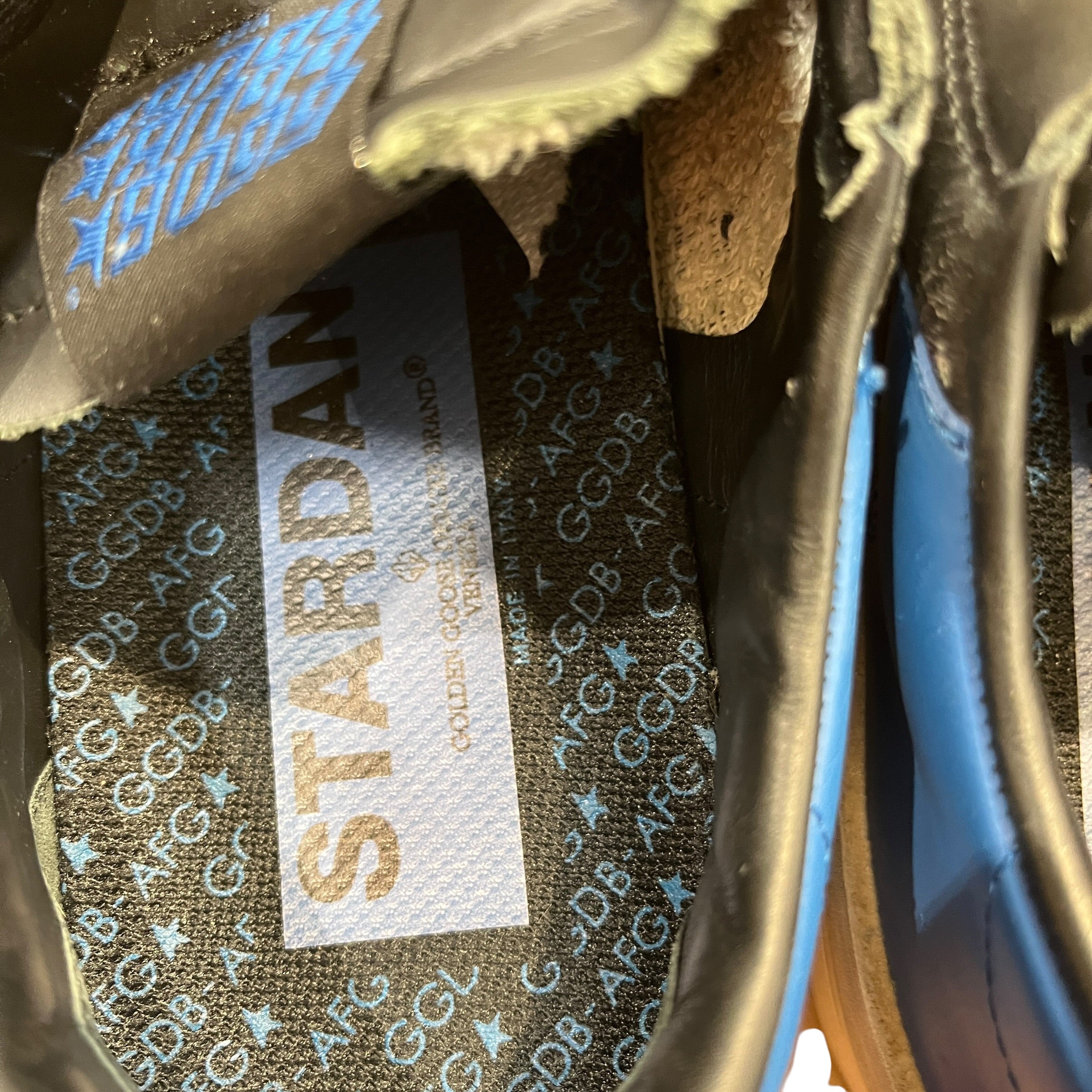 GOLDEN GOOSE/Low-Sneakers/US 8/Cotton/BLK/sonic custom view 3