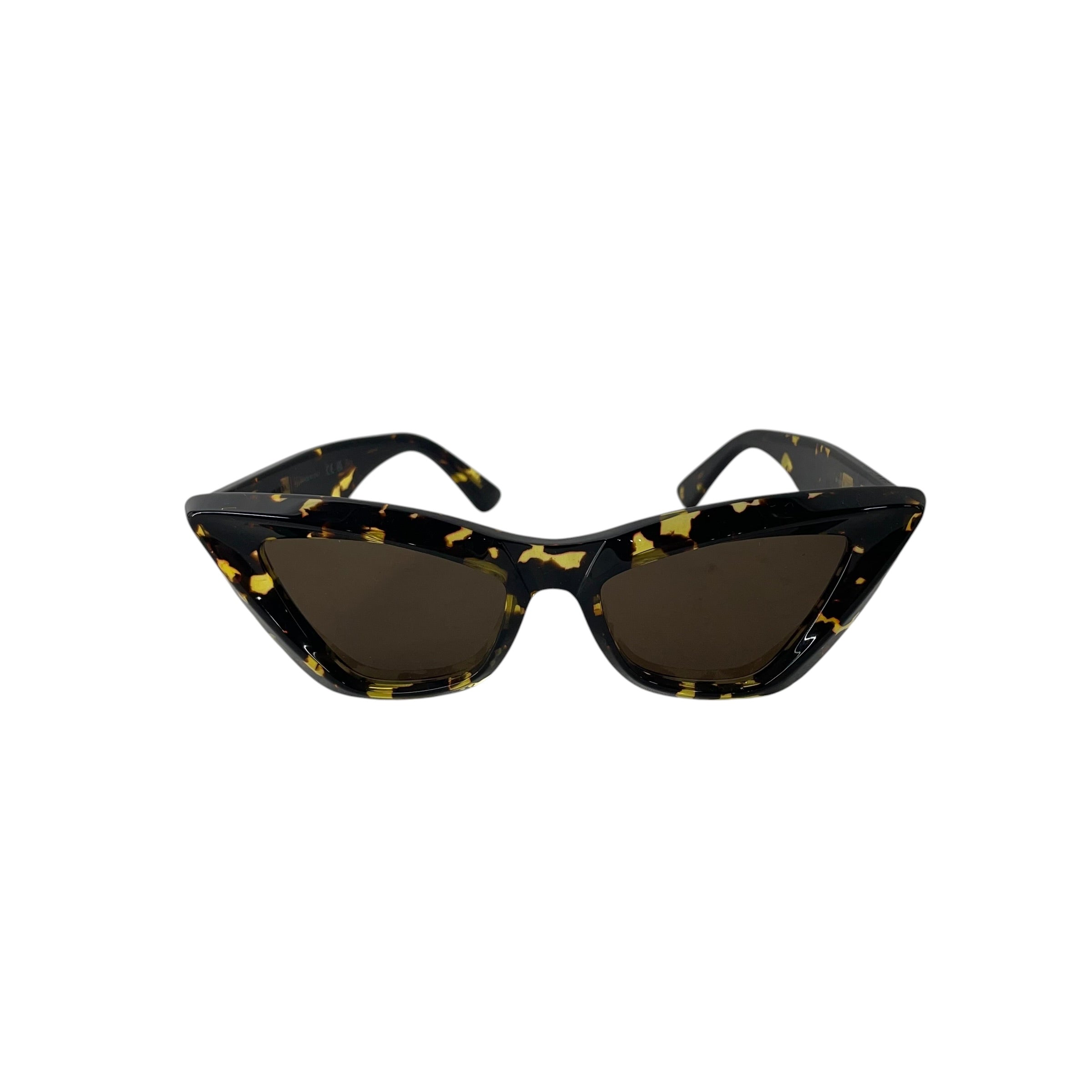 BOTTEGA VENETA/Sunglasses/All Over Print/Plastic/BRW/L's/CAT EYE SHARP view 1