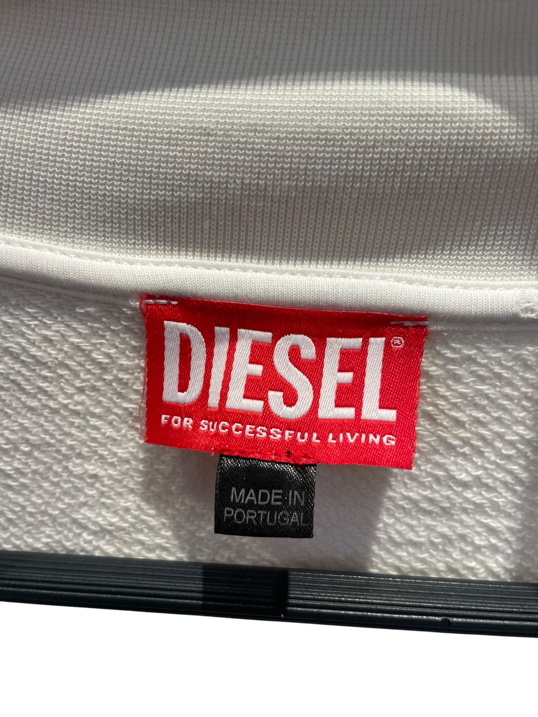 DIESEL/Sweatshirt/M/Cotton/WHT/ view 4