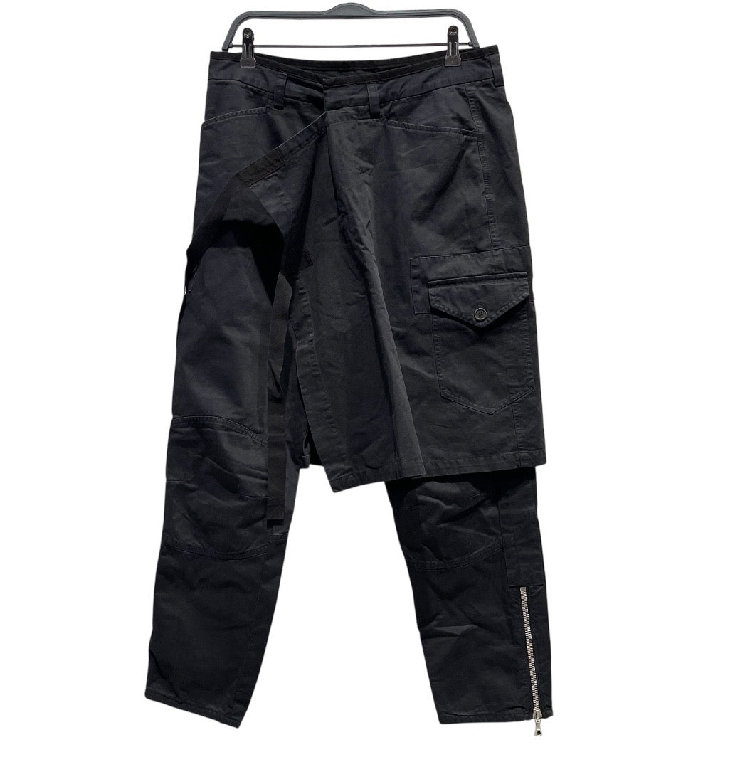 DRIES VAN NOTEN/Straight Pants/50/Cotton/BLK/ view 1