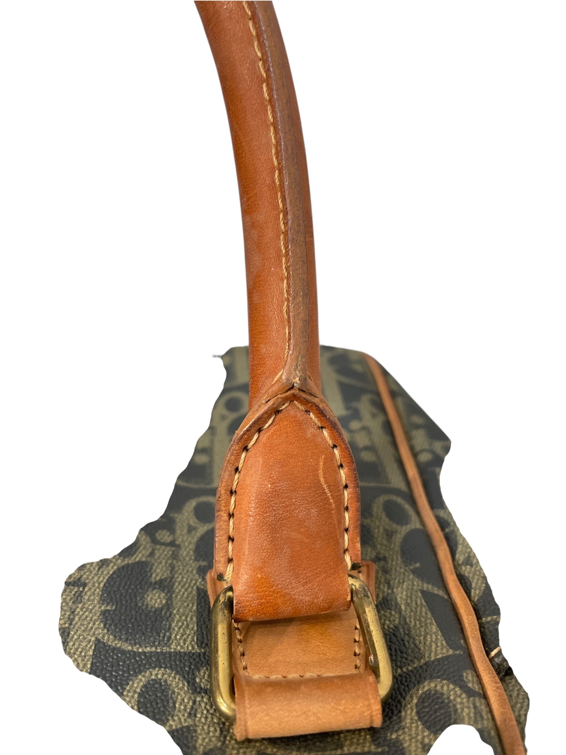 Christian Dior/Hand Bag/Monogram/Leather/Khaki/oblique view 10