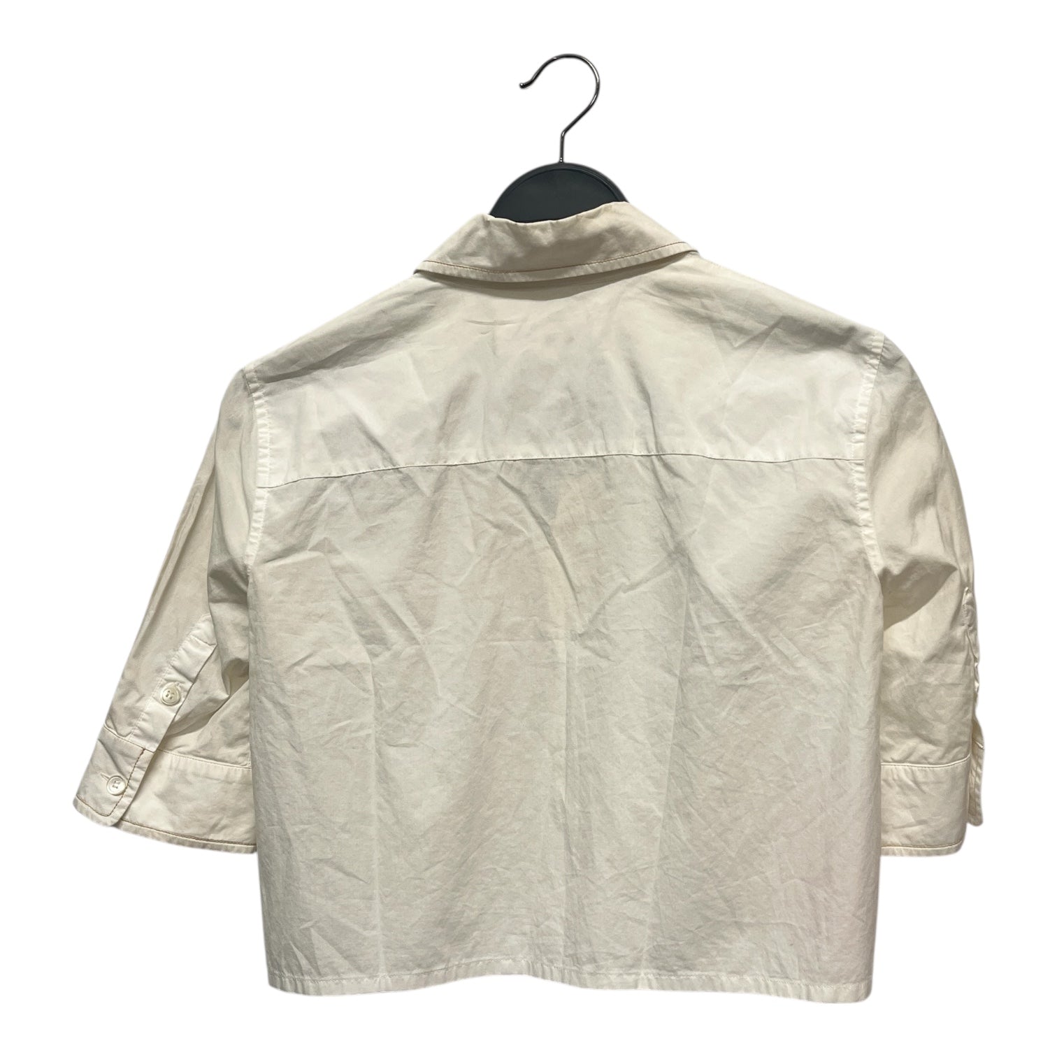 MARNI/3|4S Shirt/36/Cotton/WHT/BEIGE STITCHING BNWT view 2