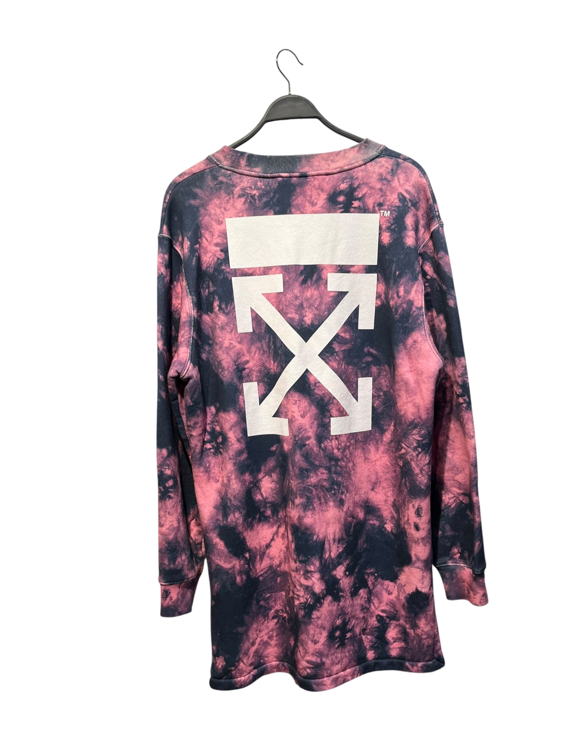 OFF-WHITE/Sweatshirt/M/All Over Print/Cotton/MLT/tie dye view 2
