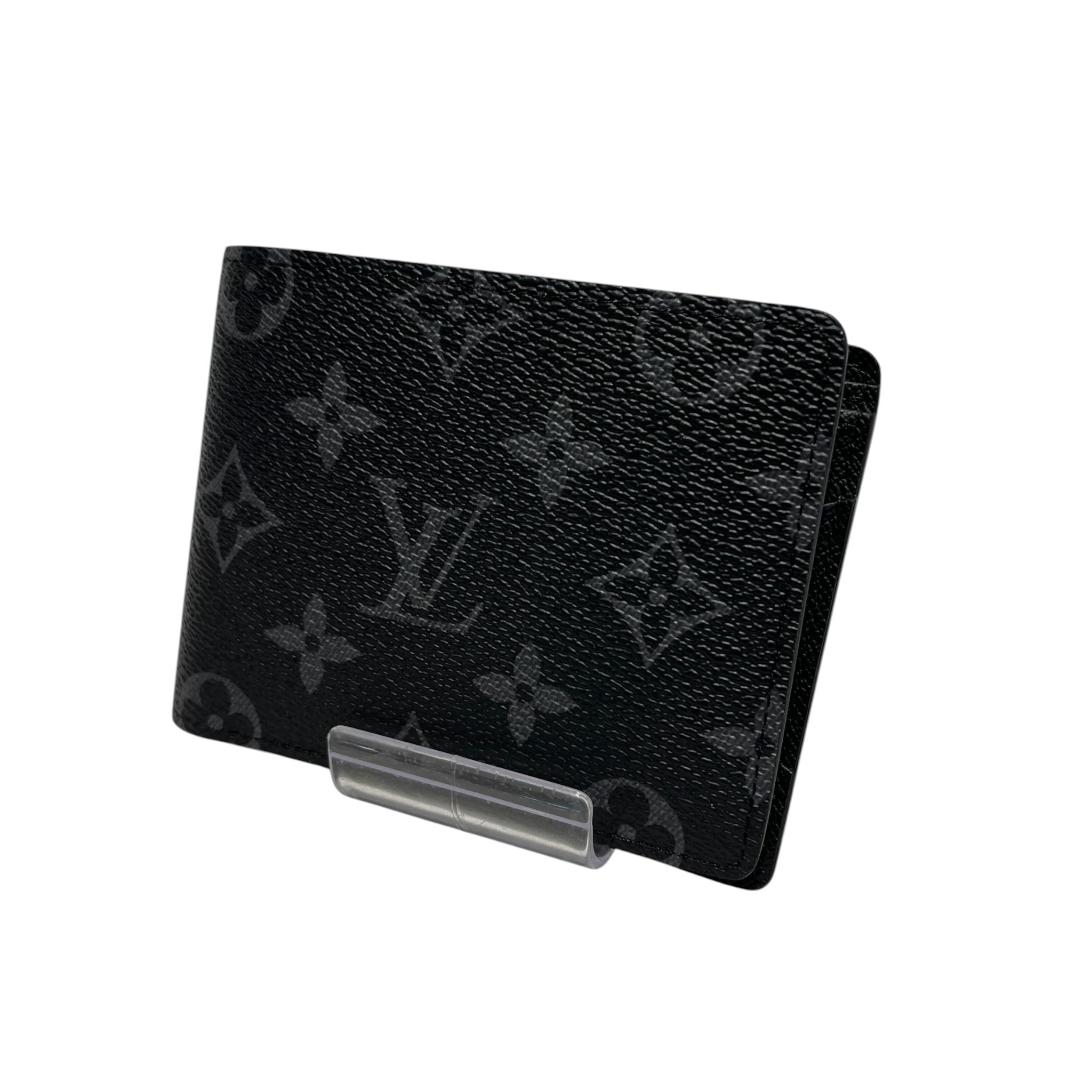 LOUIS VUITTON/Wallet/Leather/BLK/M's/Eclipse slender multiple view 1