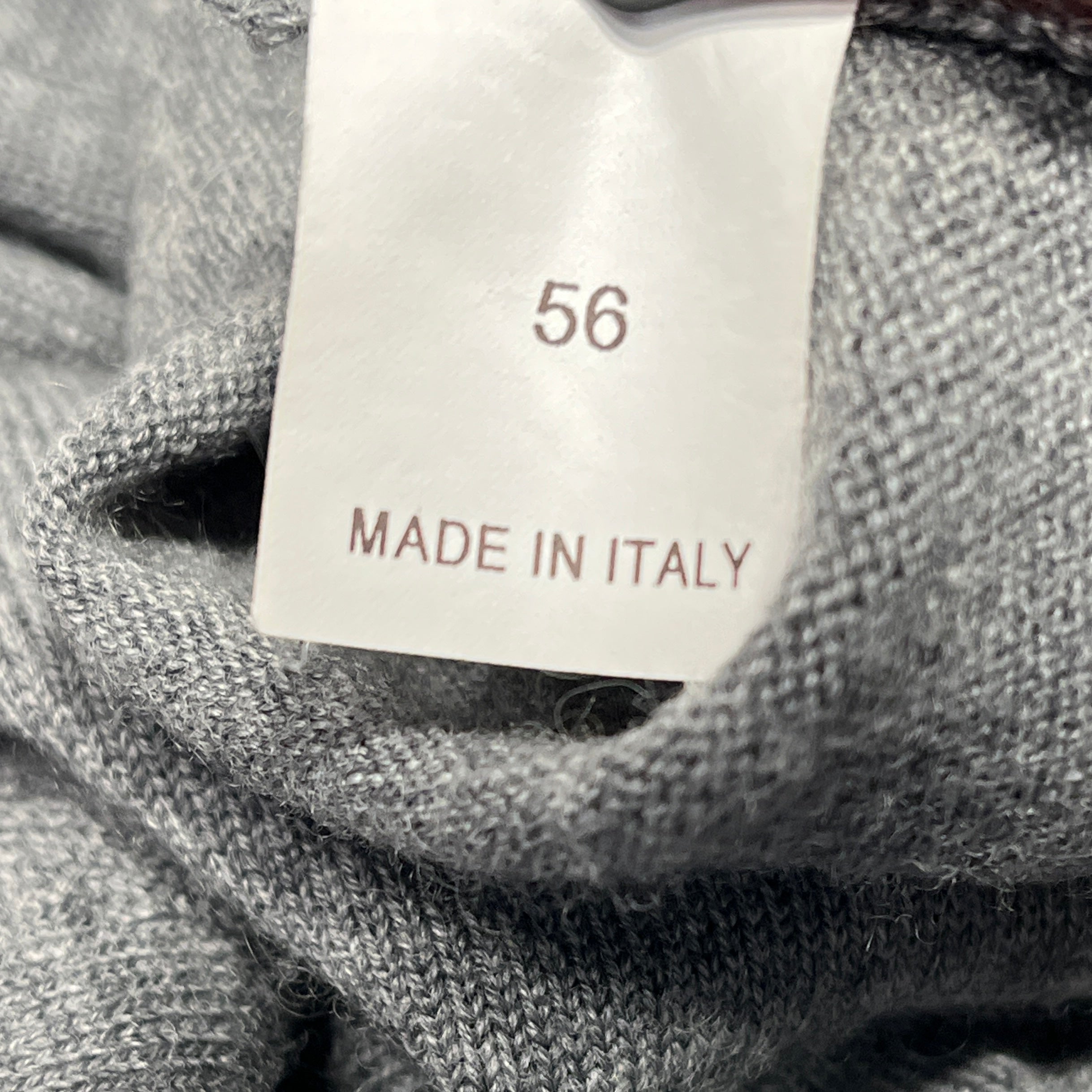 BRUNELLO CUCINELLI/Sweatshirt/XXL/Cashmere/GRY/Pullover/Gray Cashmere Sweatshirt view 4