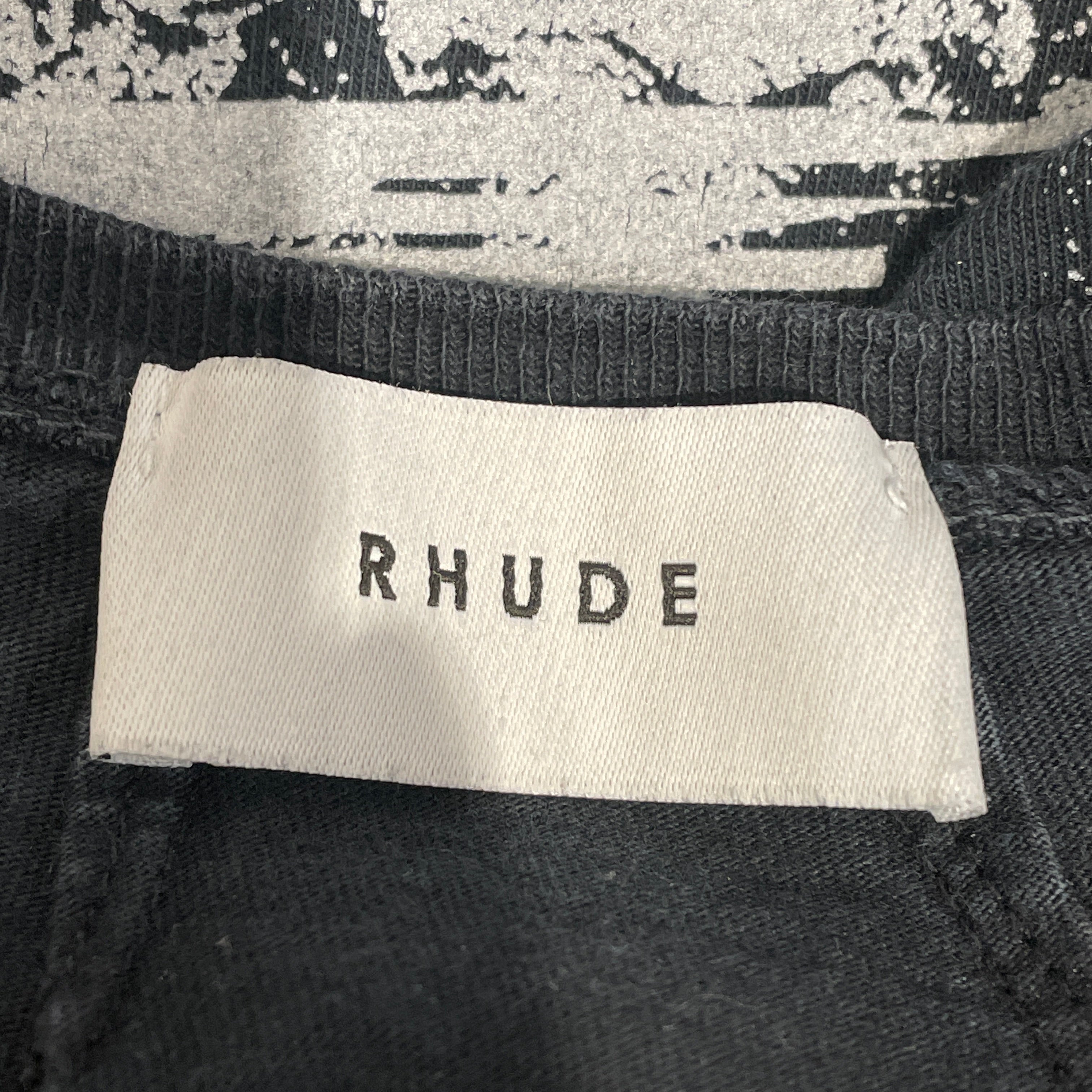 RHUDE/T-Shirt/M/Cotton/BLK/Graphic/Hell Yeah Logo Shirt view 3