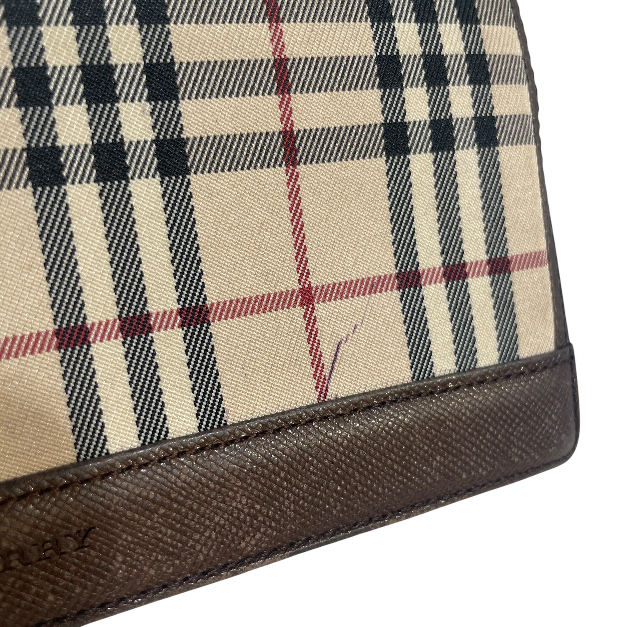 BURBERRY/Long Wallet/Leather/BRW/L's/Burberry Plaid Wallet view 6