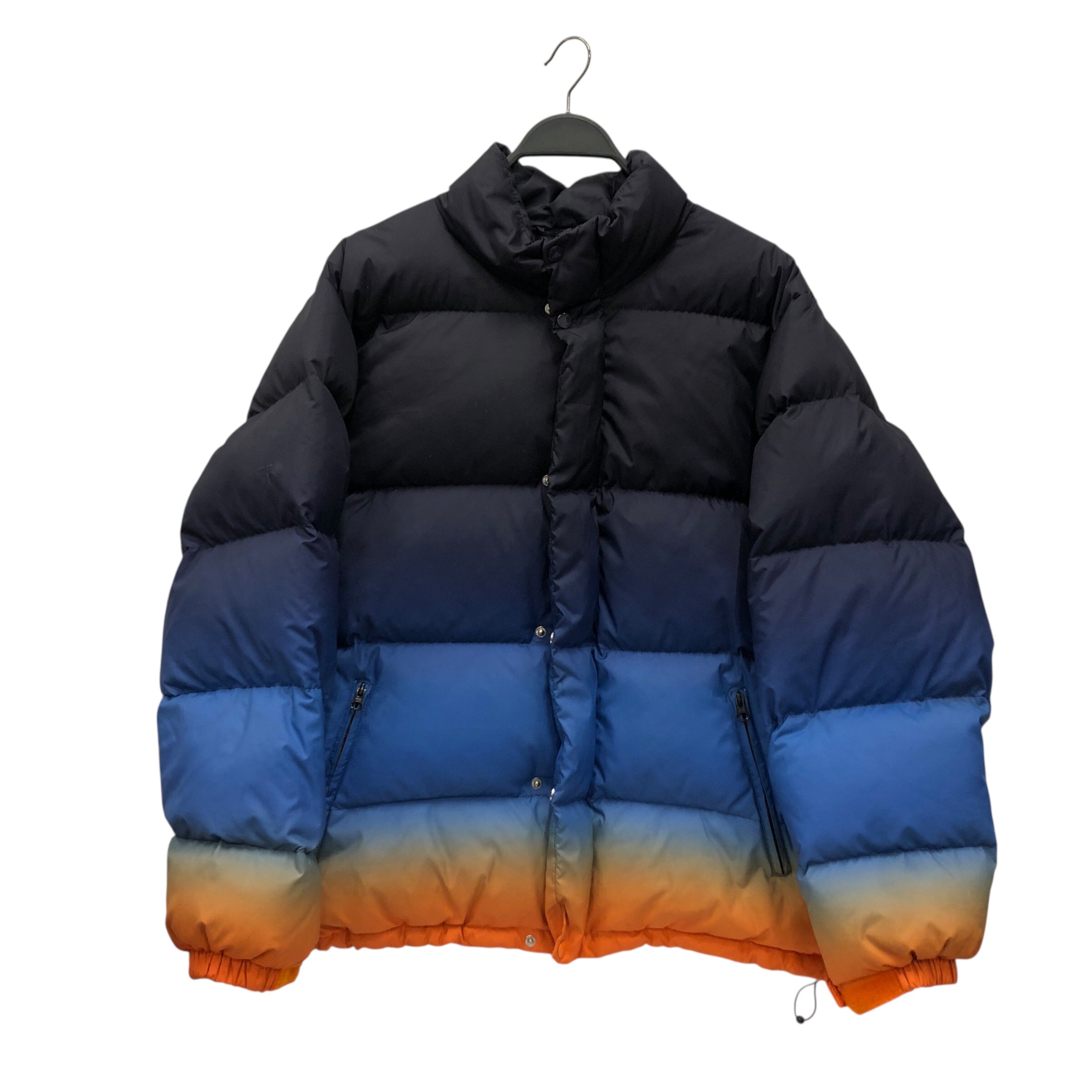 Supreme/Puffer Jkt/L/Nylon/MLT/GRADIENT NAVY/BLUE/ORANGE view 1
