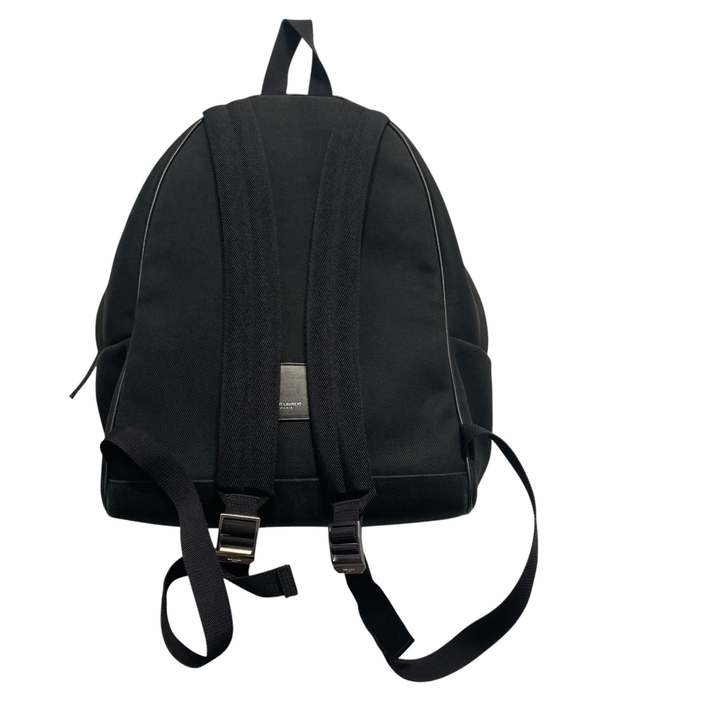 SAINT LAURENT/Backpack/Cotton/BLK/STUDDS view 2