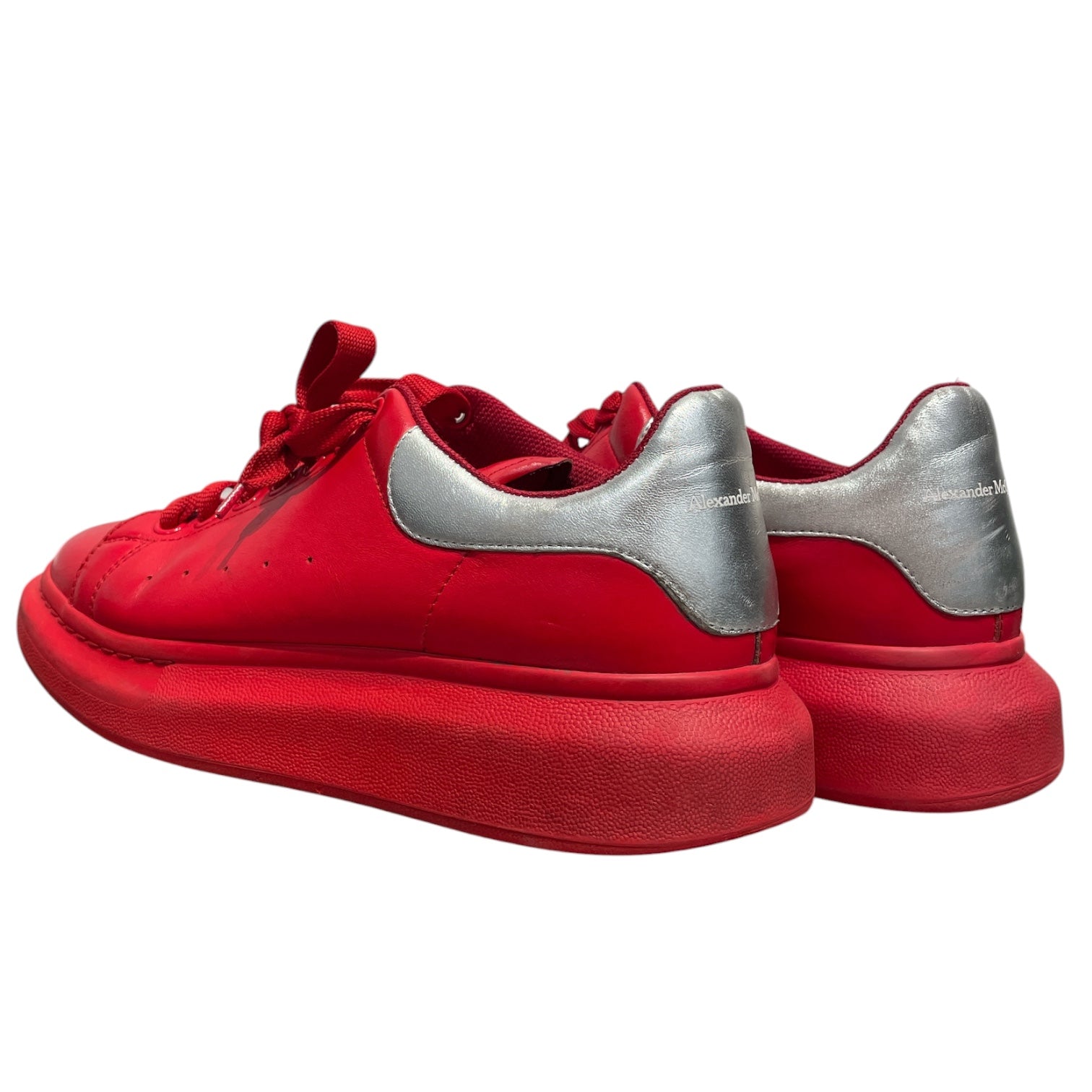 Alexander McQueen/Low-Sneakers/EU 42/Leather/RED/ view 2