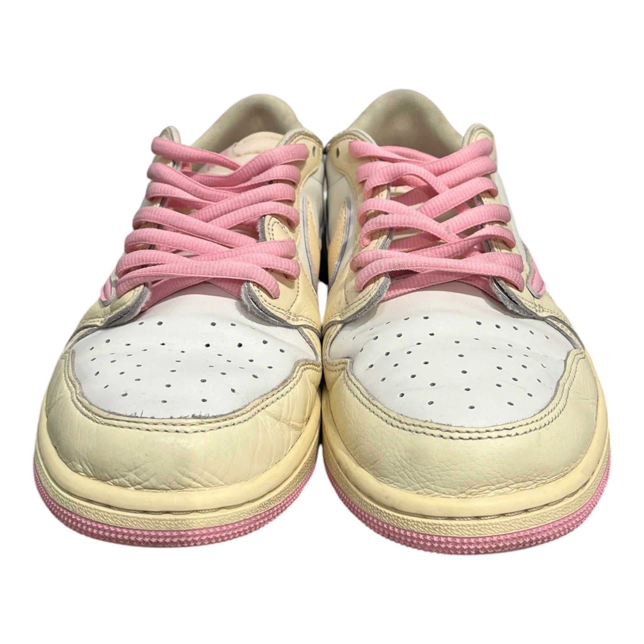 NIKE/X TRAVIS SCOTT AIR JORDAN 1 LOW OG/Low-Sneakers/US 13/Leather/PNK/IQ7604-100 view 5