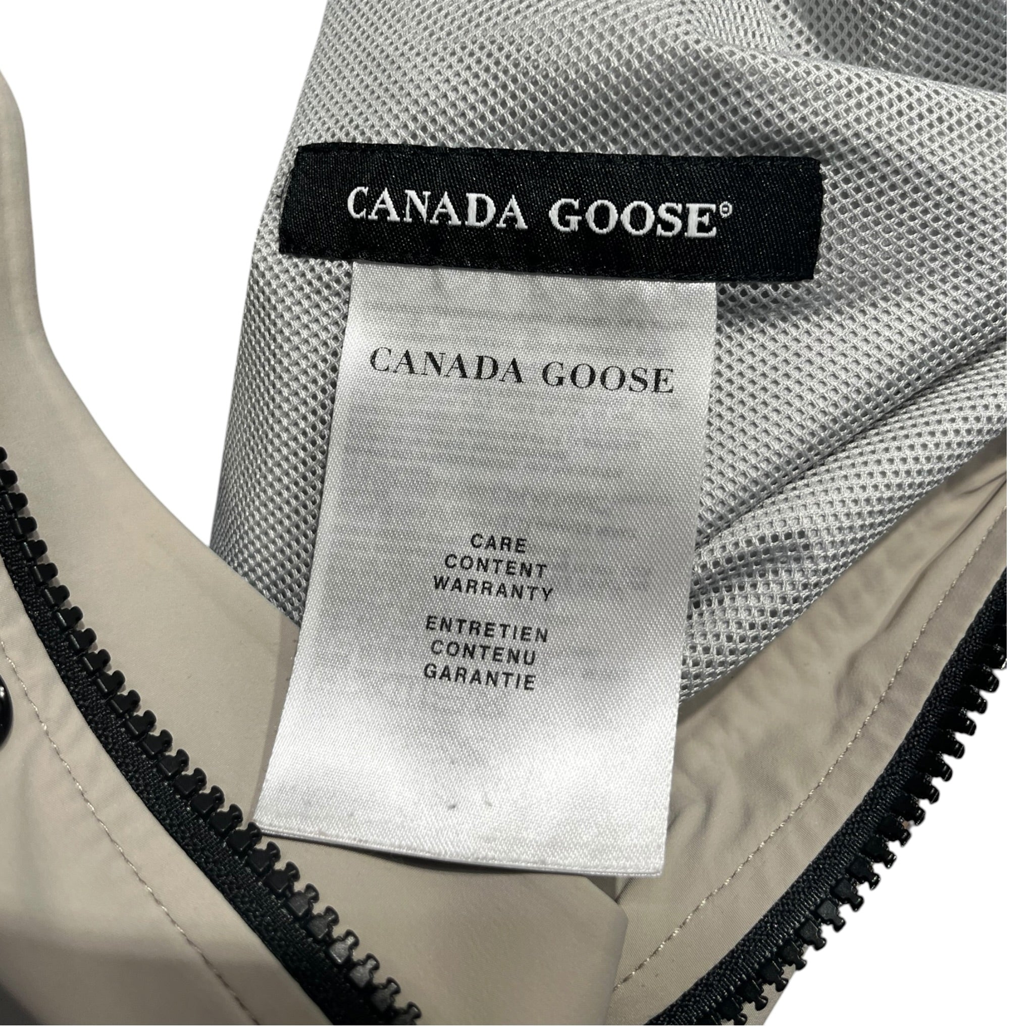 CANADA GOOSE/Windbreaker/L/Nylon/CRM/ view 5