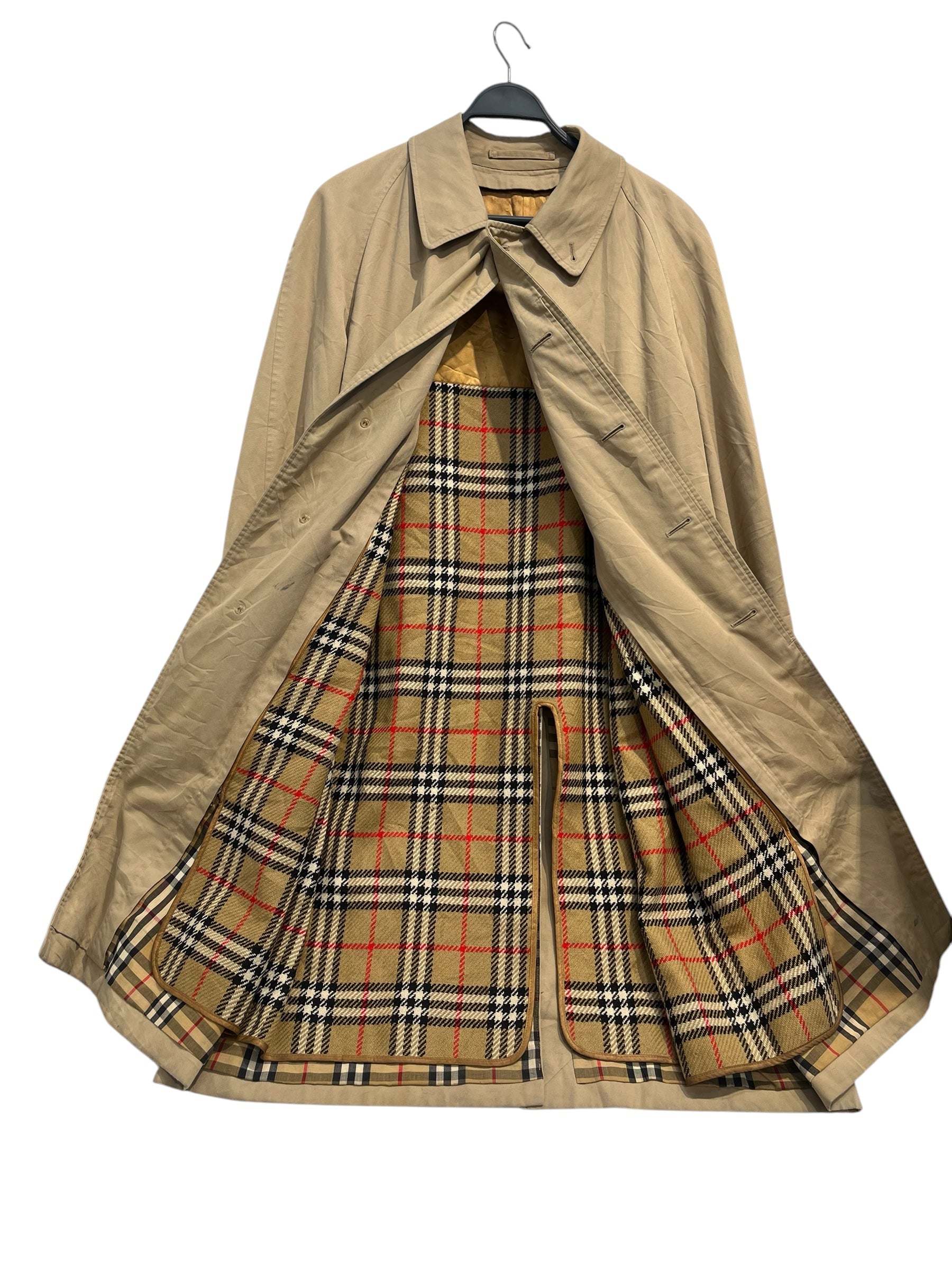 BURBERRYS/Trench Coat/Wool/BEG/plaid lining/ removable view 2