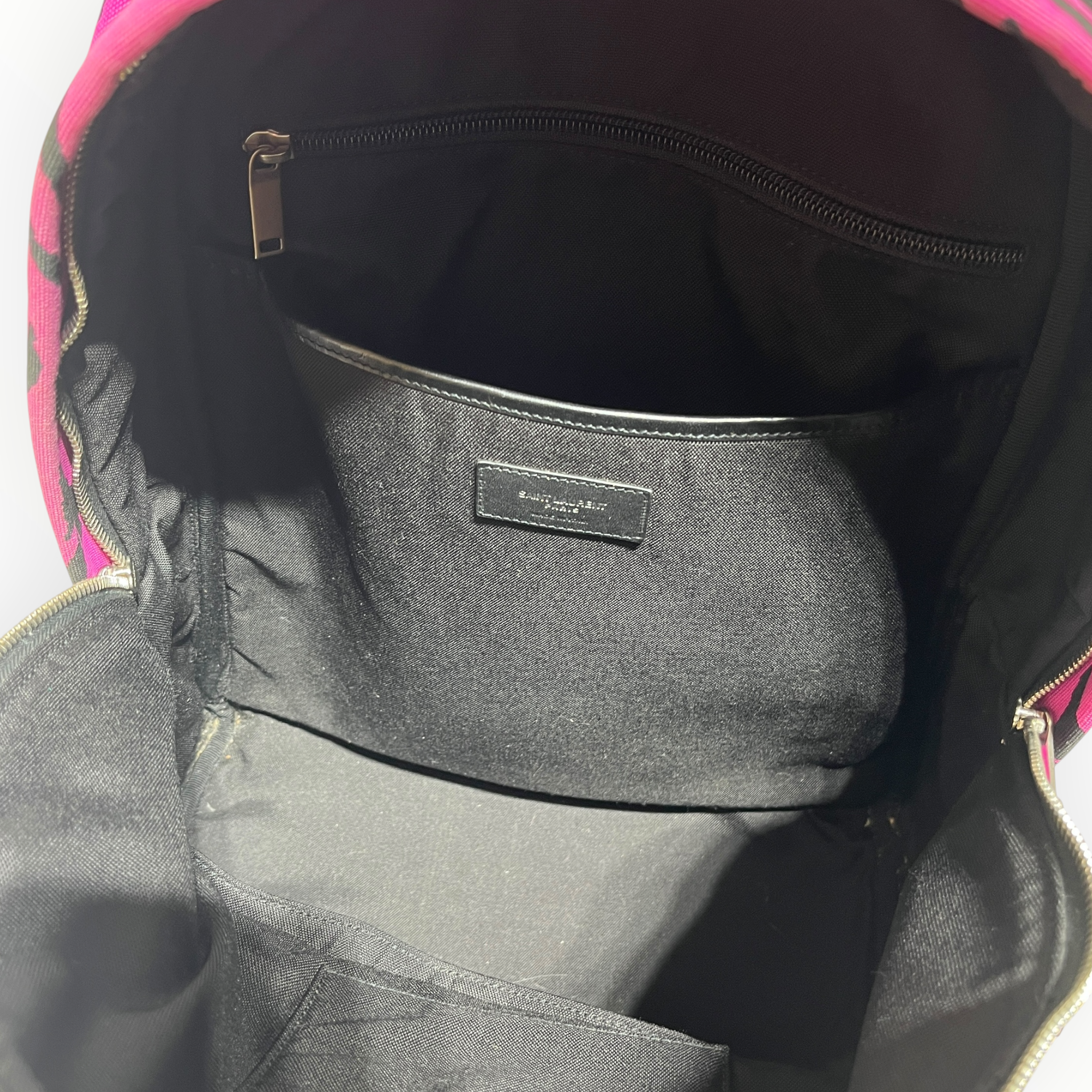 SAINT LAURENT/Backpack/Animal Pattern/PNK/LEAPORD PRINT view 4