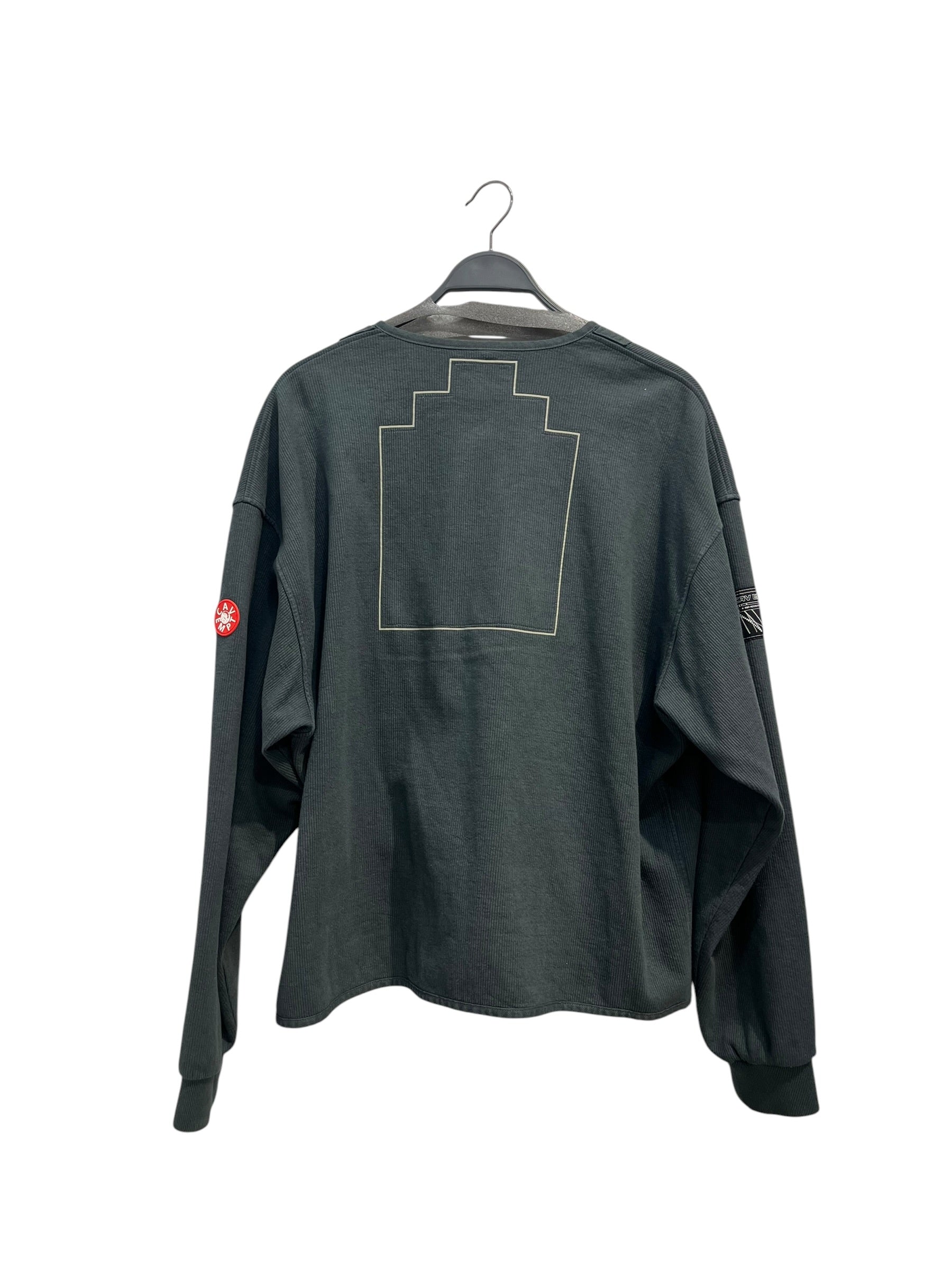 C.E(CAV EMPT)/Jacket/L/GRY/ZIPPER KIMONO STYLE JKT view 2
