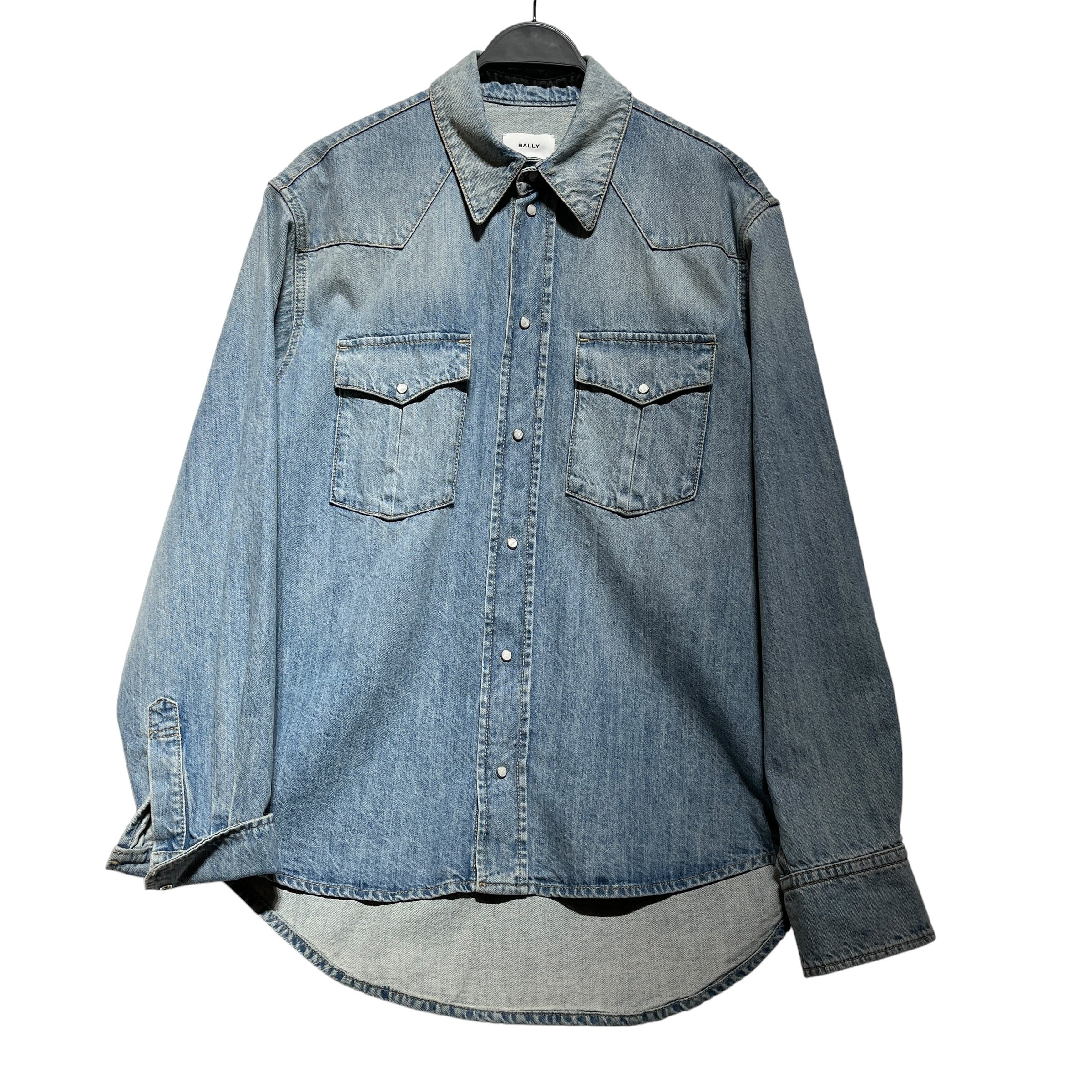 BALLY/LS Shirt/XL/Denim/IDG/MARBLE BUTTONS view 1