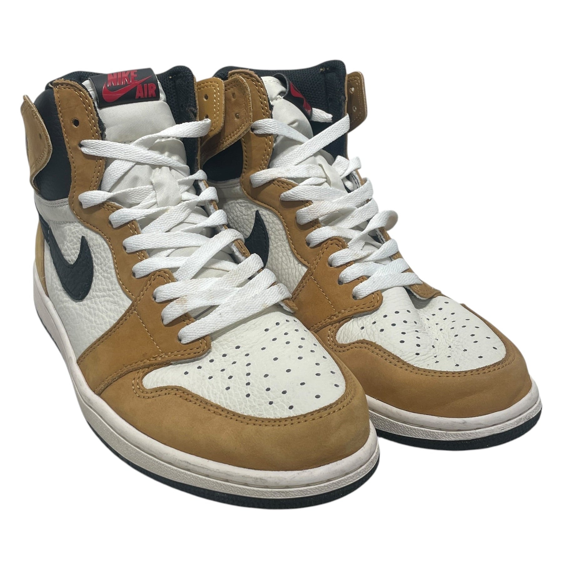 NIKE/Hi-Sneakers/US 10.5/Cotton/CML/jordan 1 view 1