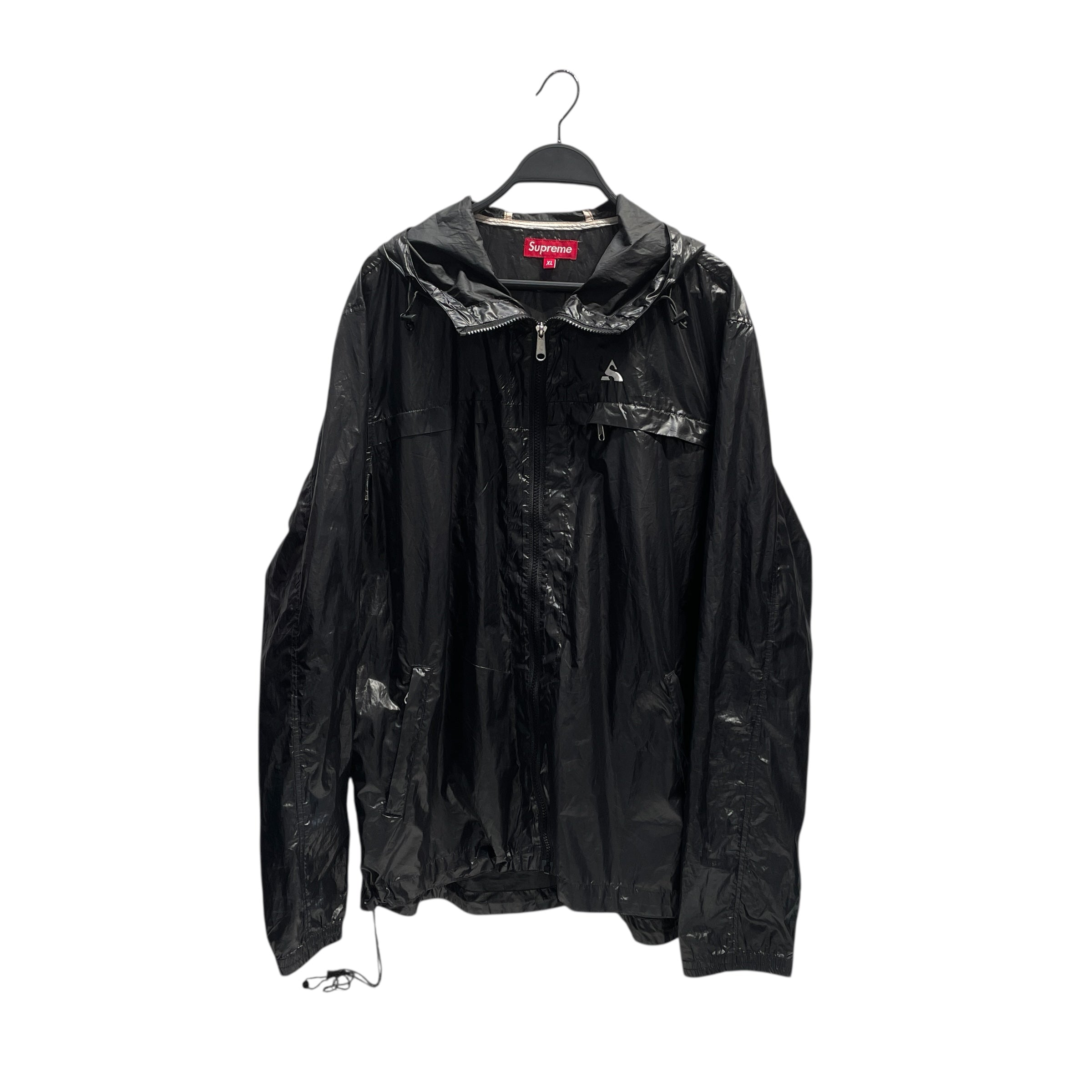 Supreme/Windbreaker/XL/Nylon/BLK/Blk & white S triangle view 1