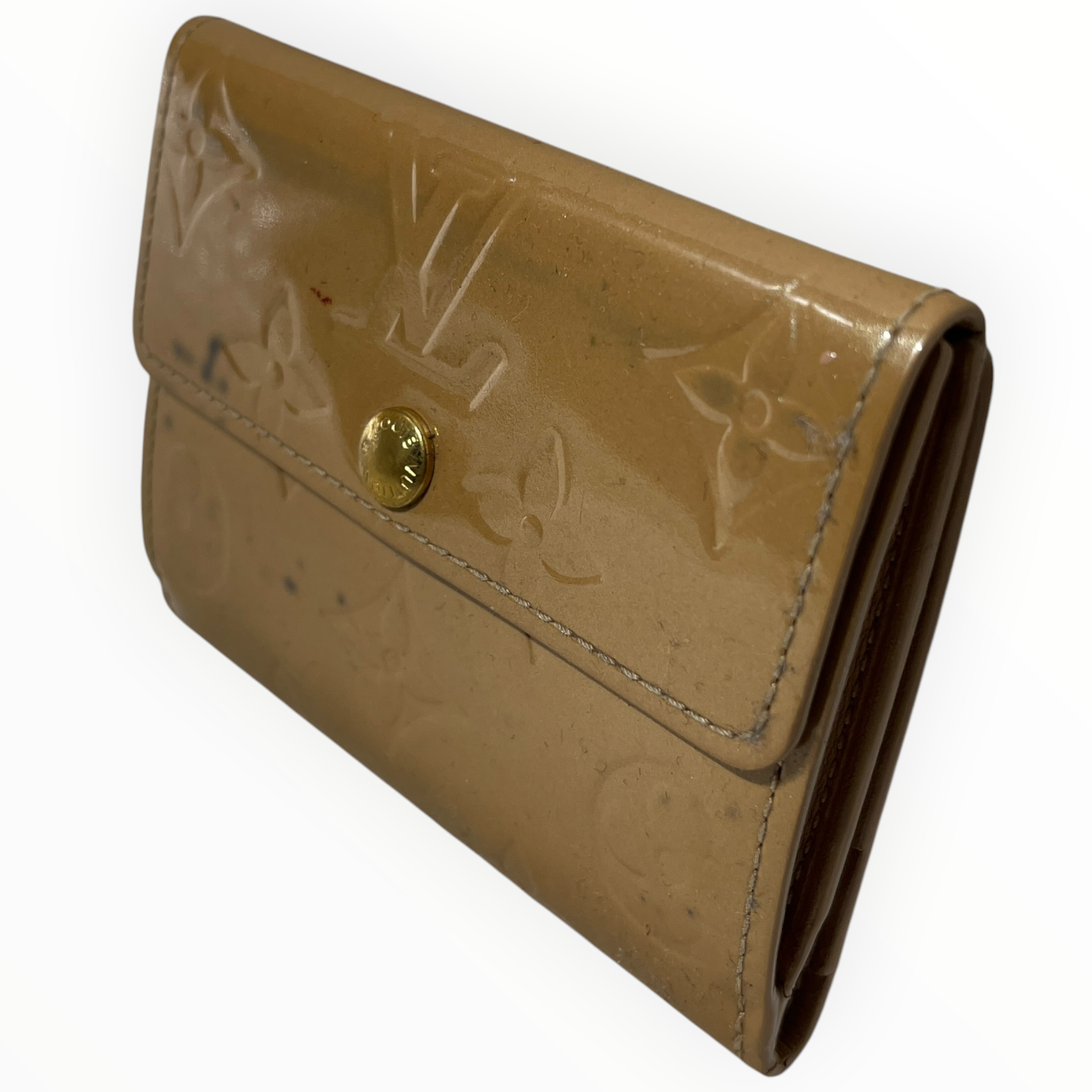 LOUIS VUITTON/Wallet/All Over Print/GLD/L's/EMBOSSED PATENT SCUFF view 5