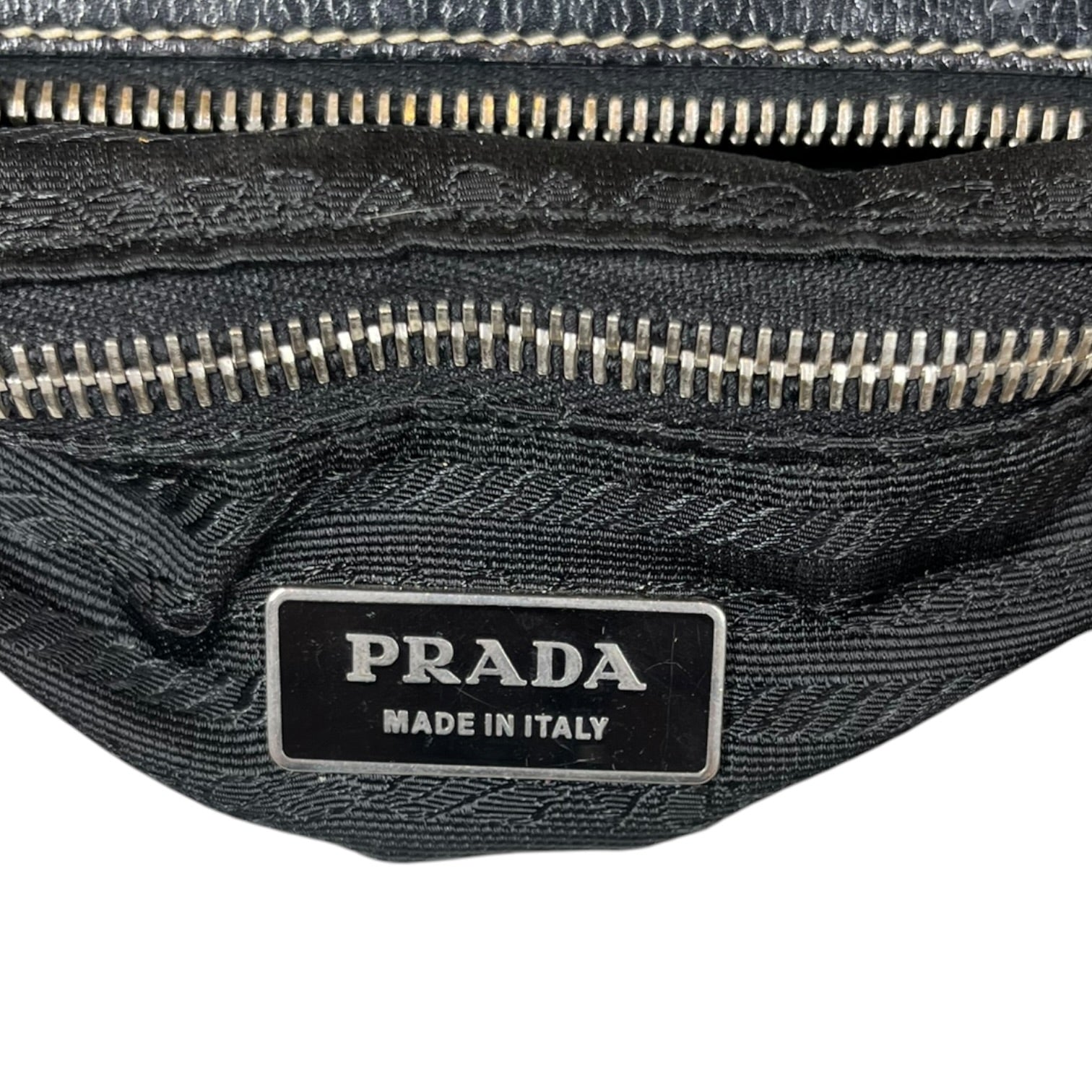 PRADA/Hand Bag/Nylon/BLK/Vintage Tessuto Shoulder Bag view 9