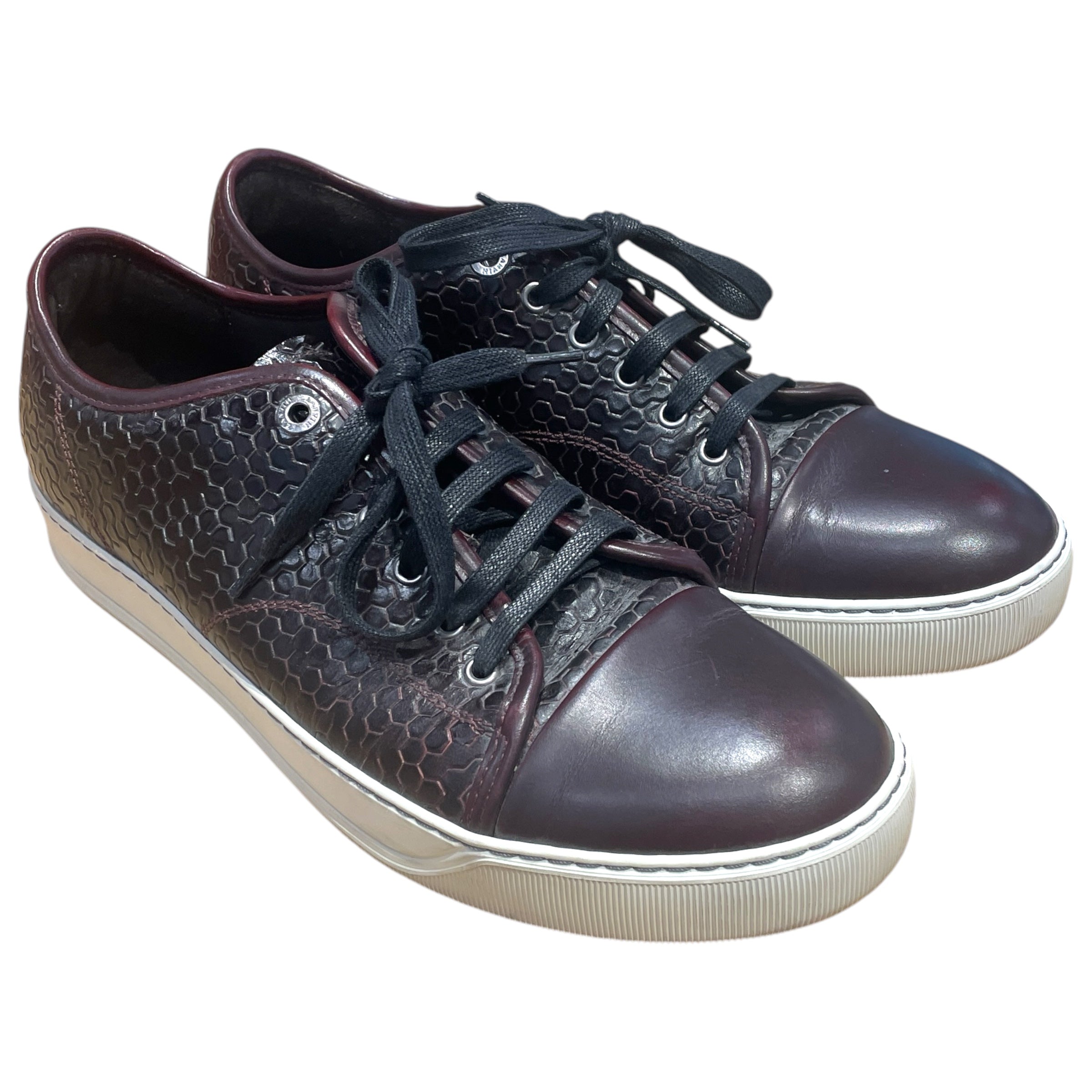 LANVIN/Low-Sneakers/US 9/Leather/PPL/ view 1
