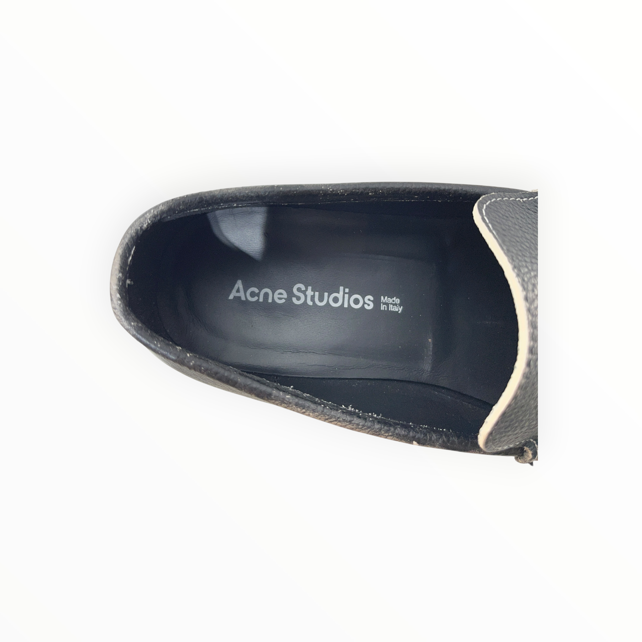 Acne Studios/Loafers/EU 41/Leather/BLK/PRINTED A S view 3