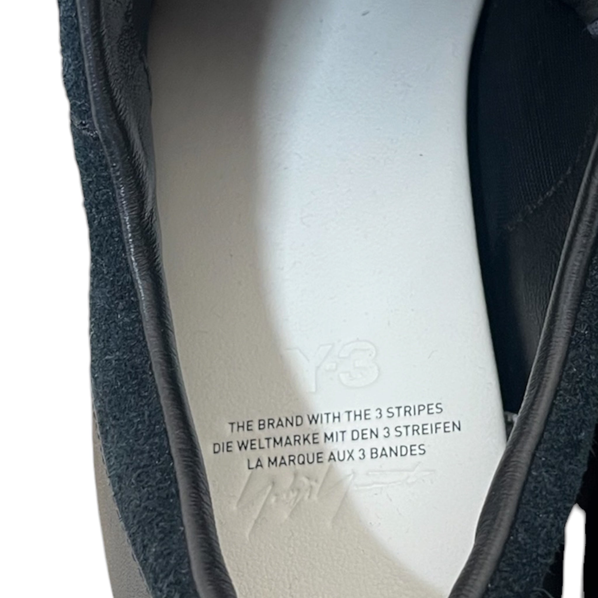 Y-3/adidas/Low-Sneakers/US 11/Leather/BLK/MIX SUEDE GSG9 LO view 3