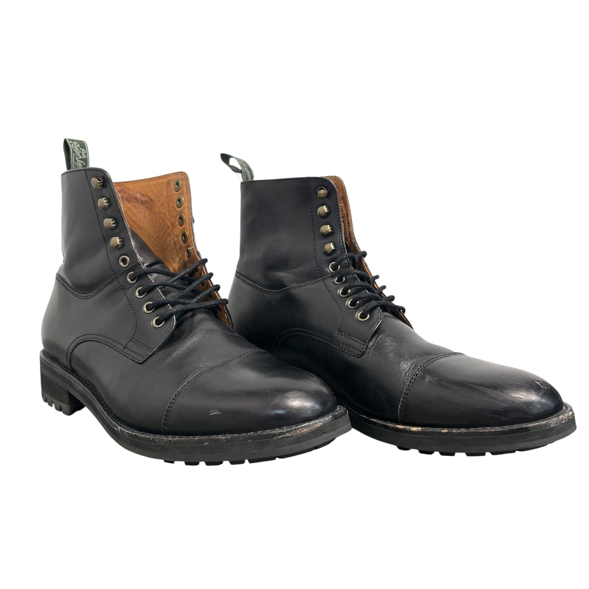 POLO RALPH LAUREN/Boots/US 11.5/Leather/BLK/ view 1
