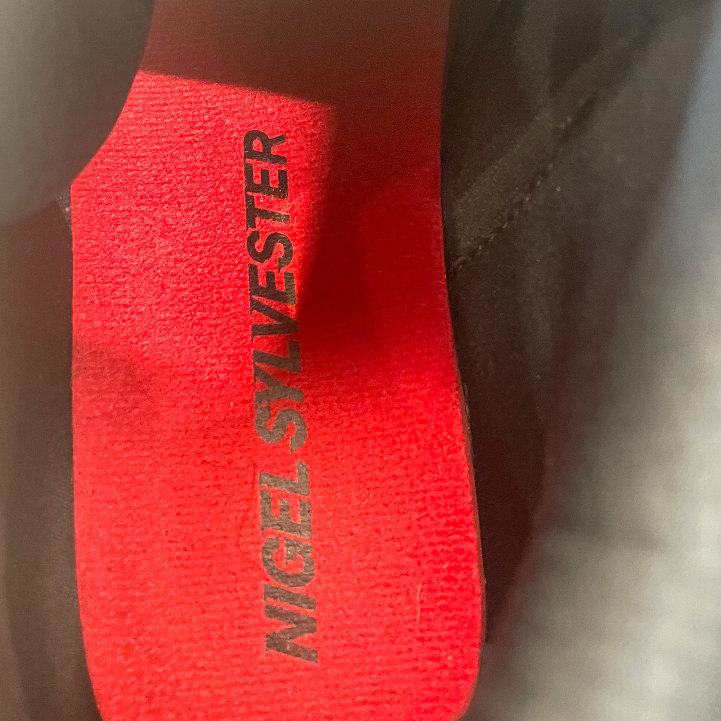 NIKE/Low-Sneakers/US 12/Leather/BLK/Jordan 4 RM SP Nigel view 3