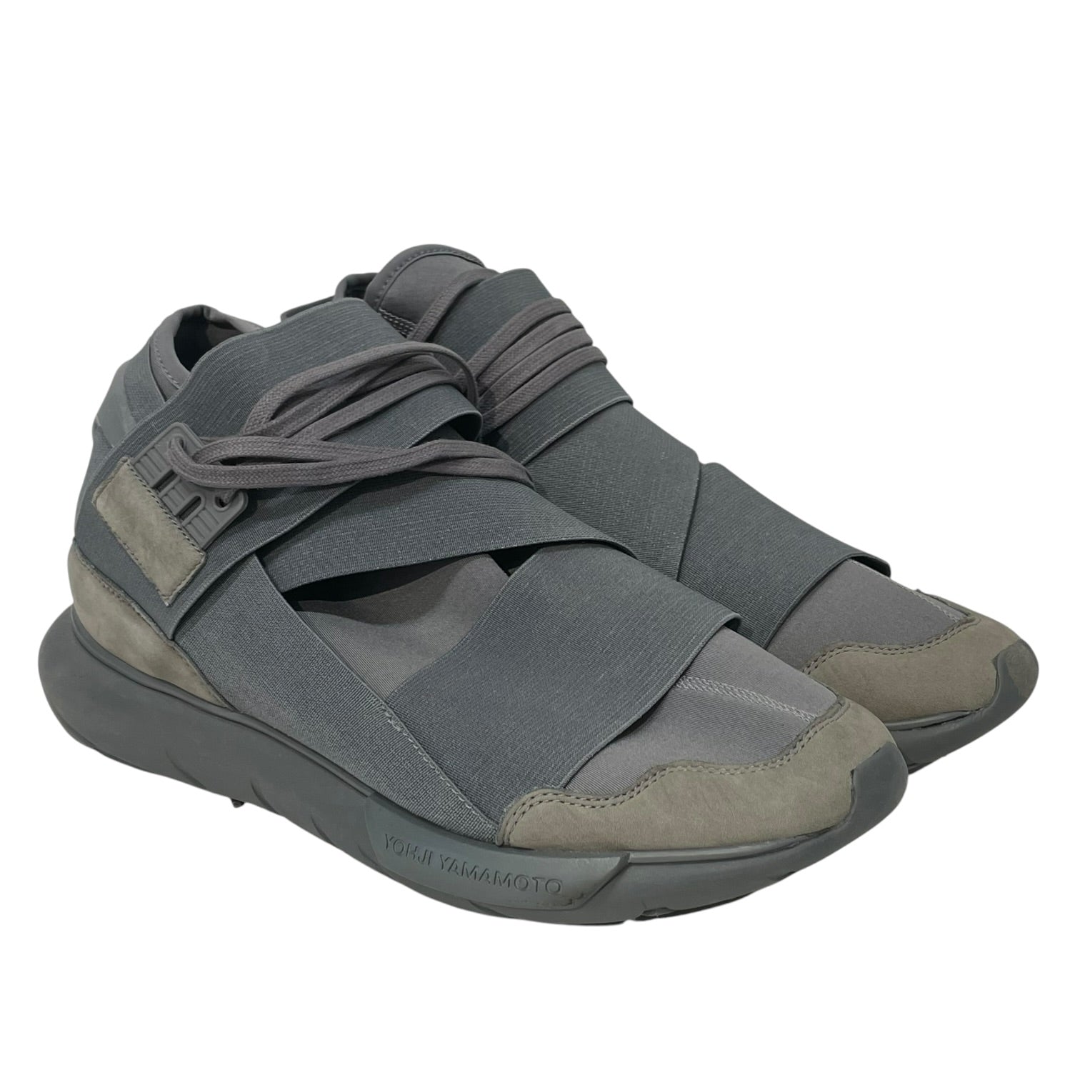 Y-3/Low-Sneakers/US 10/Nylon/GRY/QASA HIGH WRAP view 1