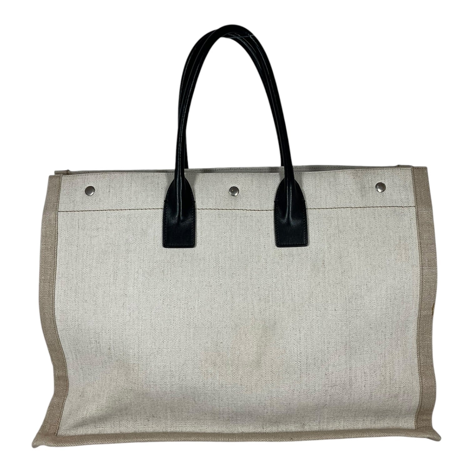 YVES SAINT LAURENT rive gauche/Tote Bag/BEG/tan border view 2