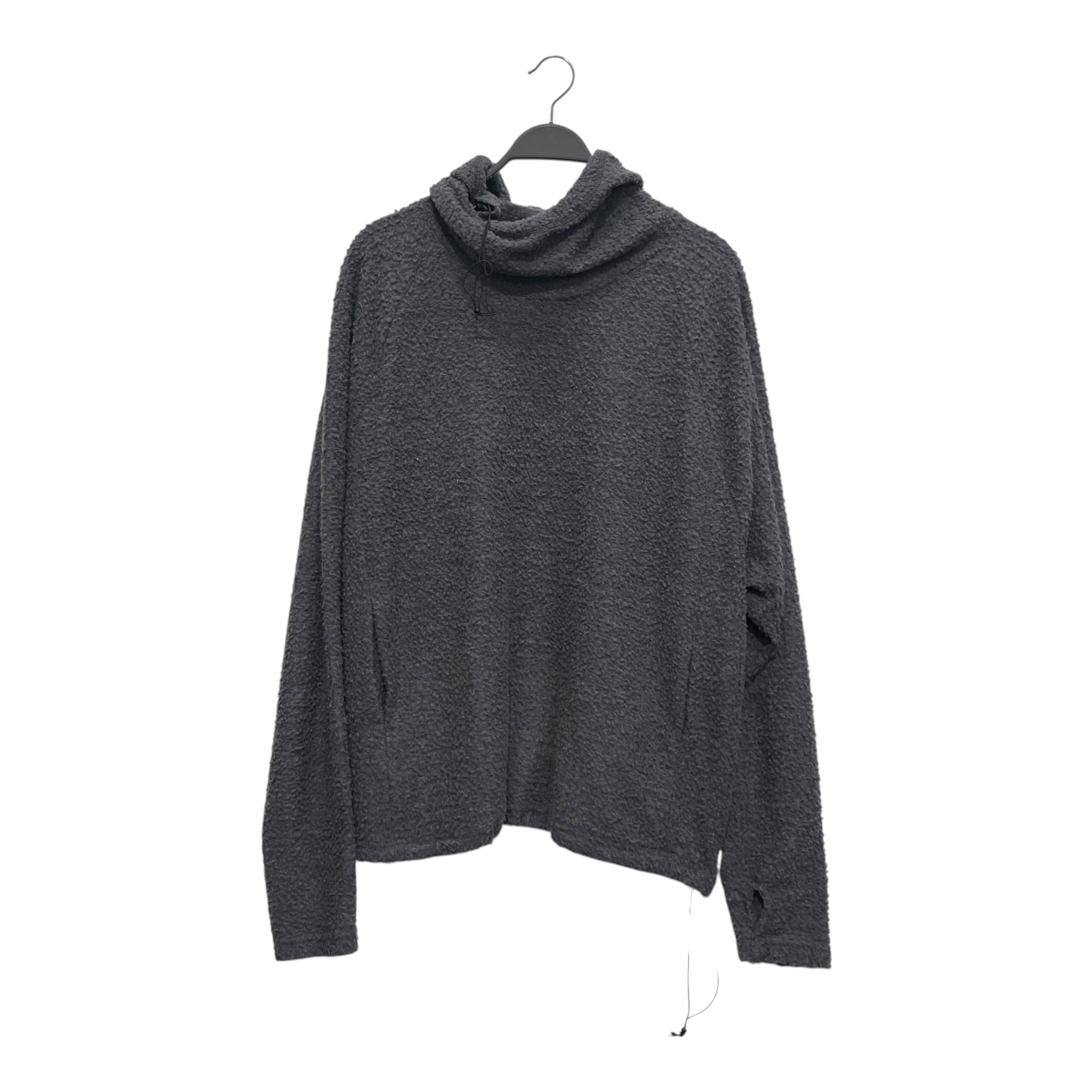 GNUHR/Hoodie/5/Wool/GRY/MOCKNECK view 1