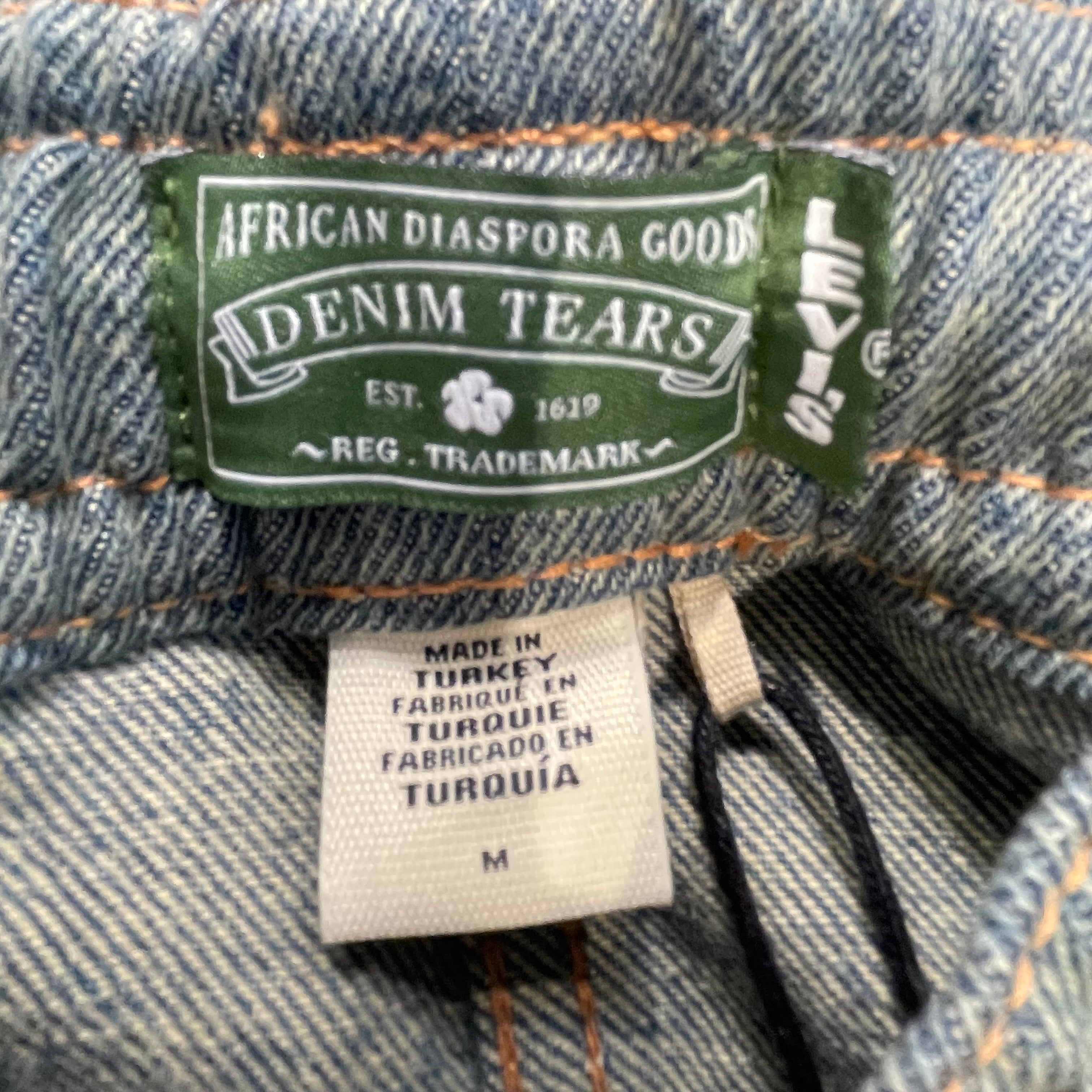 DENIM TEARS/Levi's/Pants/M/Denim/IDG/CINCHED JOGGERS view 3