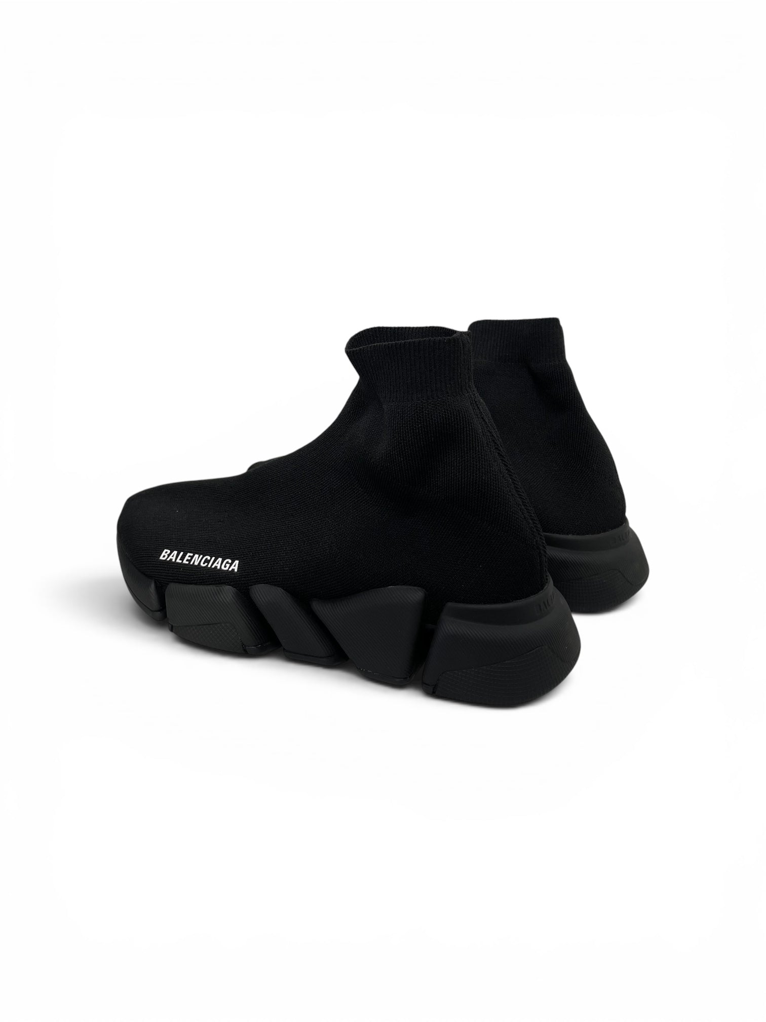 BALENCIAGA/Hi-Sneakers/US 6/BLK/SPEED KNIT TRAINERS view 2