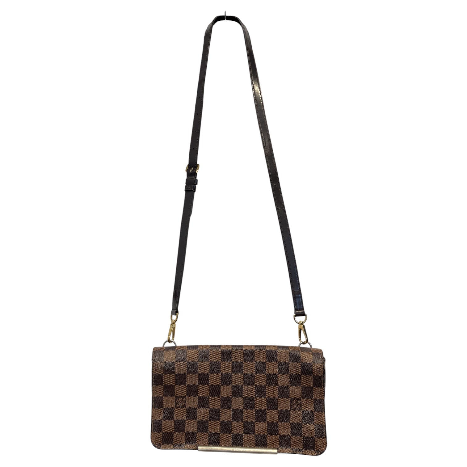 LOUIS VUITTON/Hand Bag/All Over Print/Leather/BRW/LV Damier Ebene Hoxton GM view 1